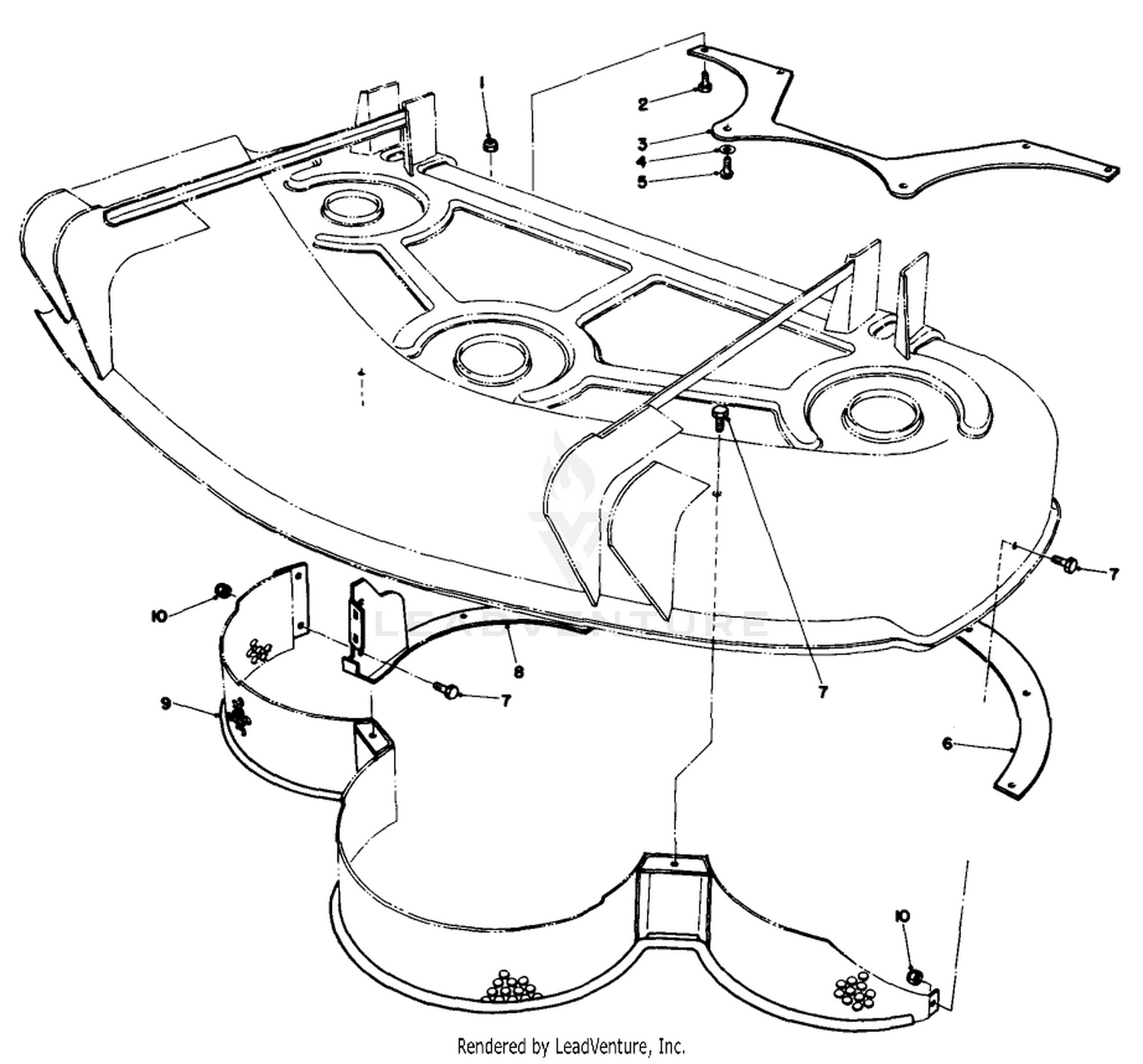 Mulcher-44" Cutting Deck (optional)(model No. 30752)