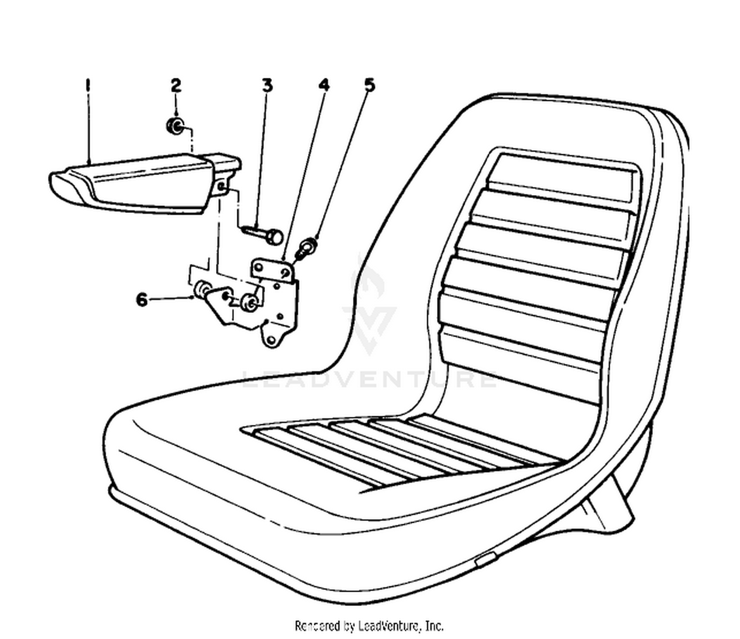 ARMREST KIT MODEL NO. 30707