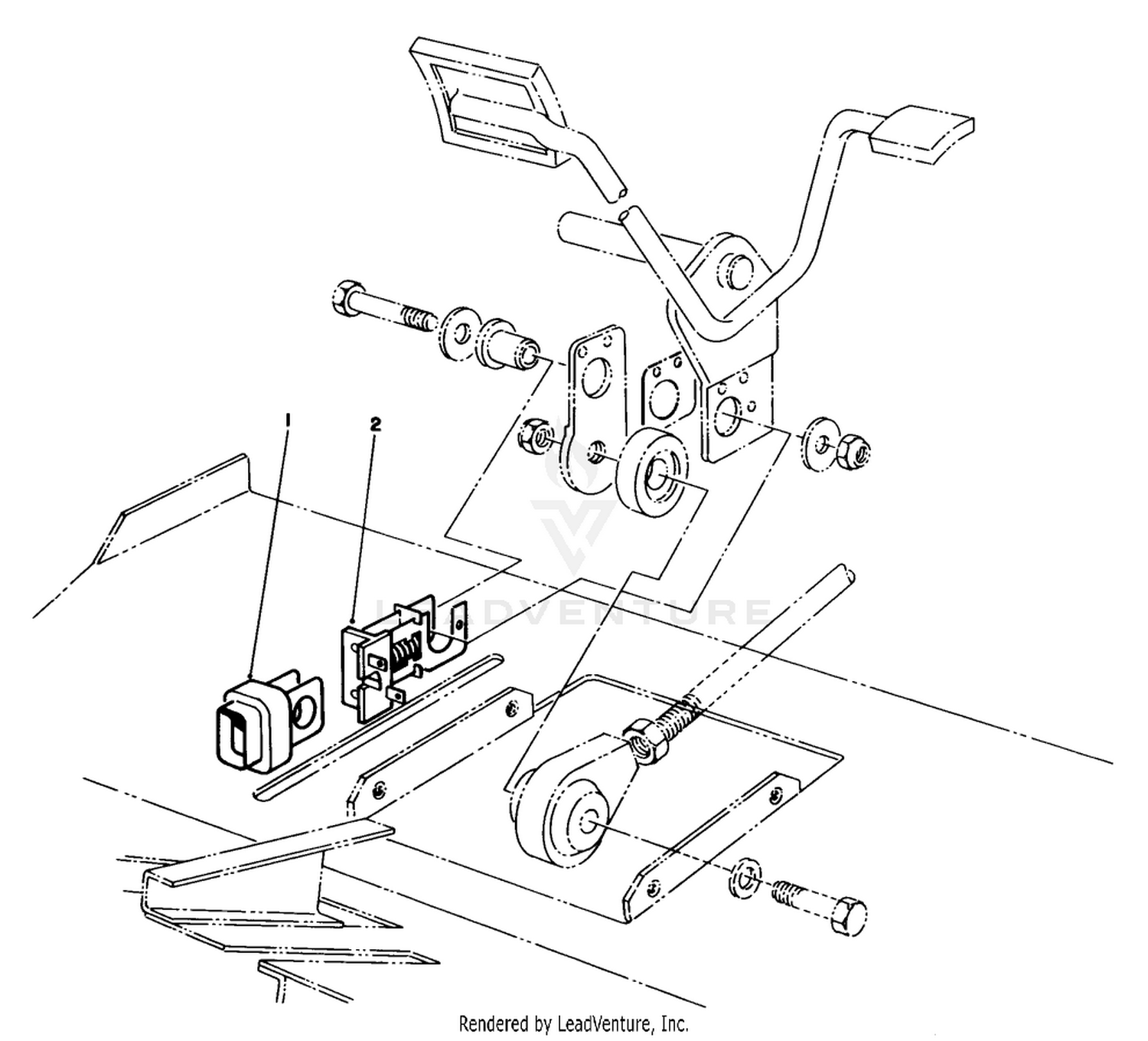 Traction Pedal Assembly