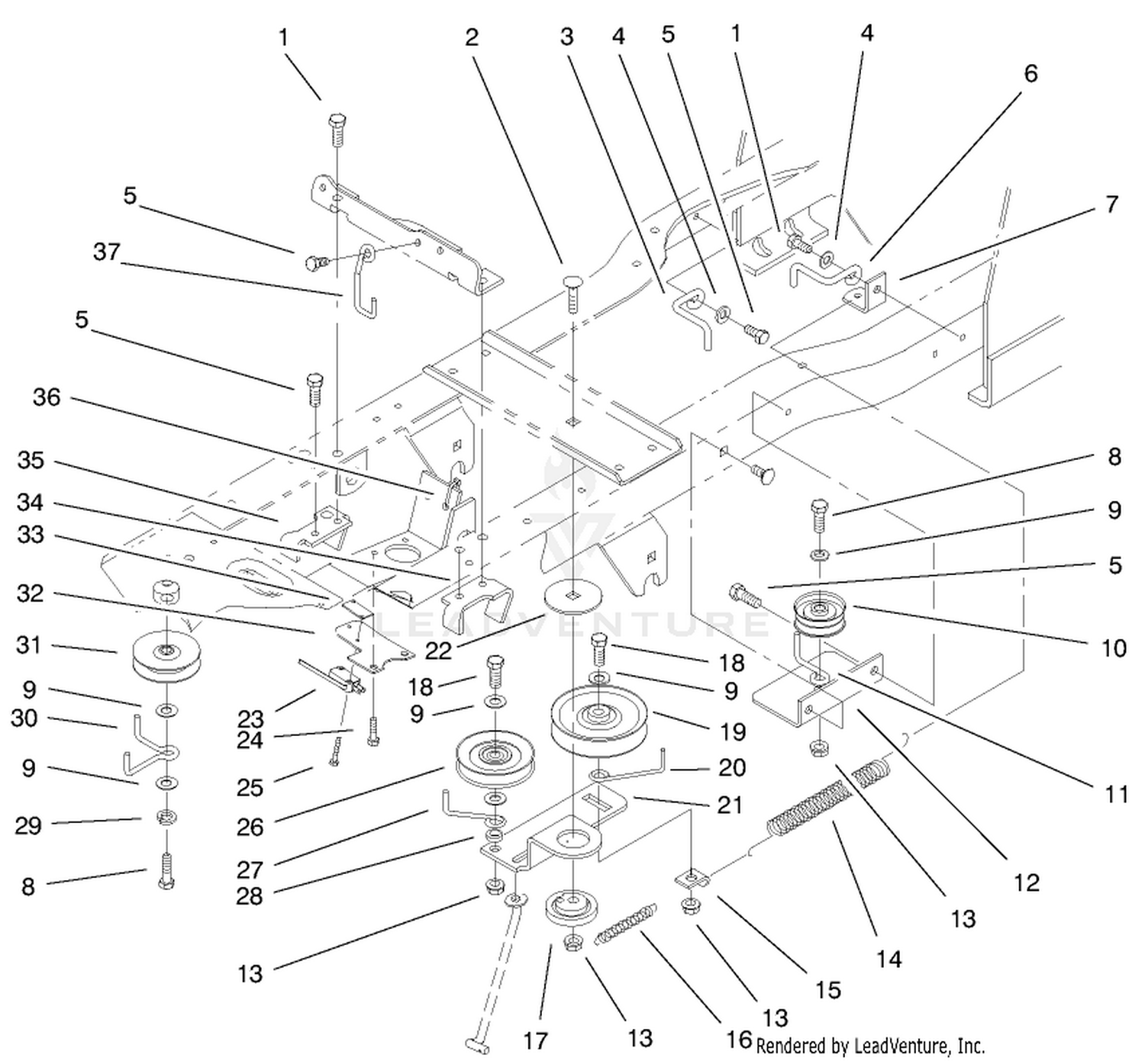 Gear Drive Components Assembly