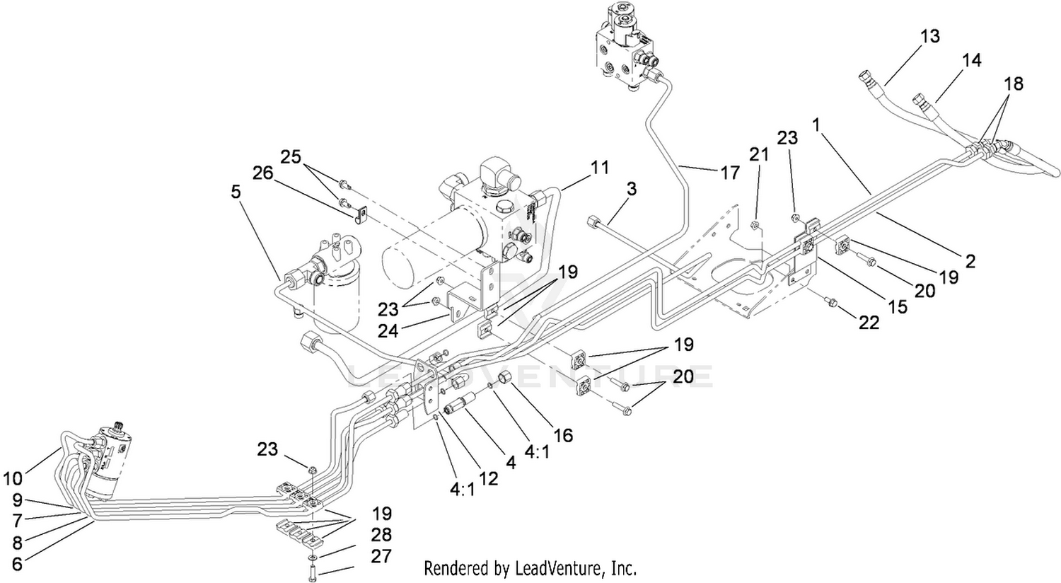 Hydraulic Steering Assembly