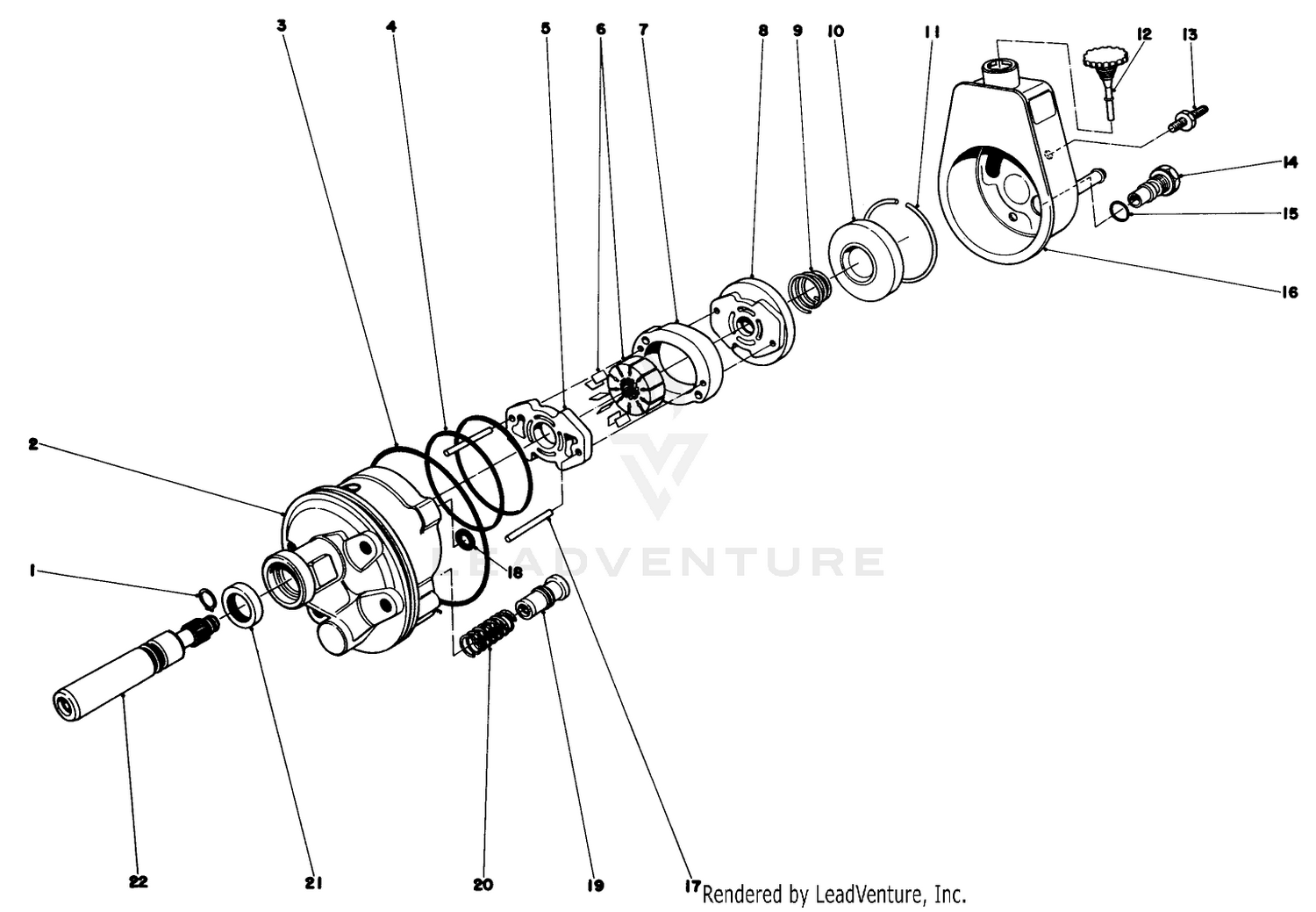 Pump Power Steering No. 44-7800