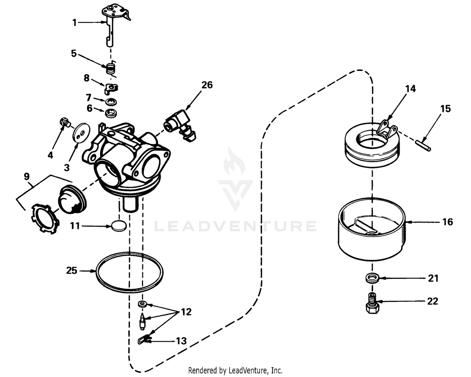 Carburetor No. 632050