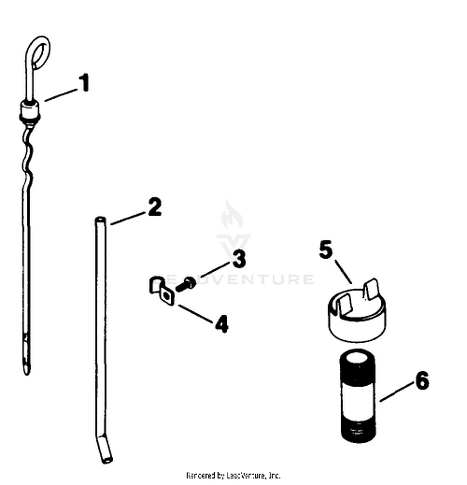 Dipstick Engine Kohler Model No. M18qs-24615 (continued)
