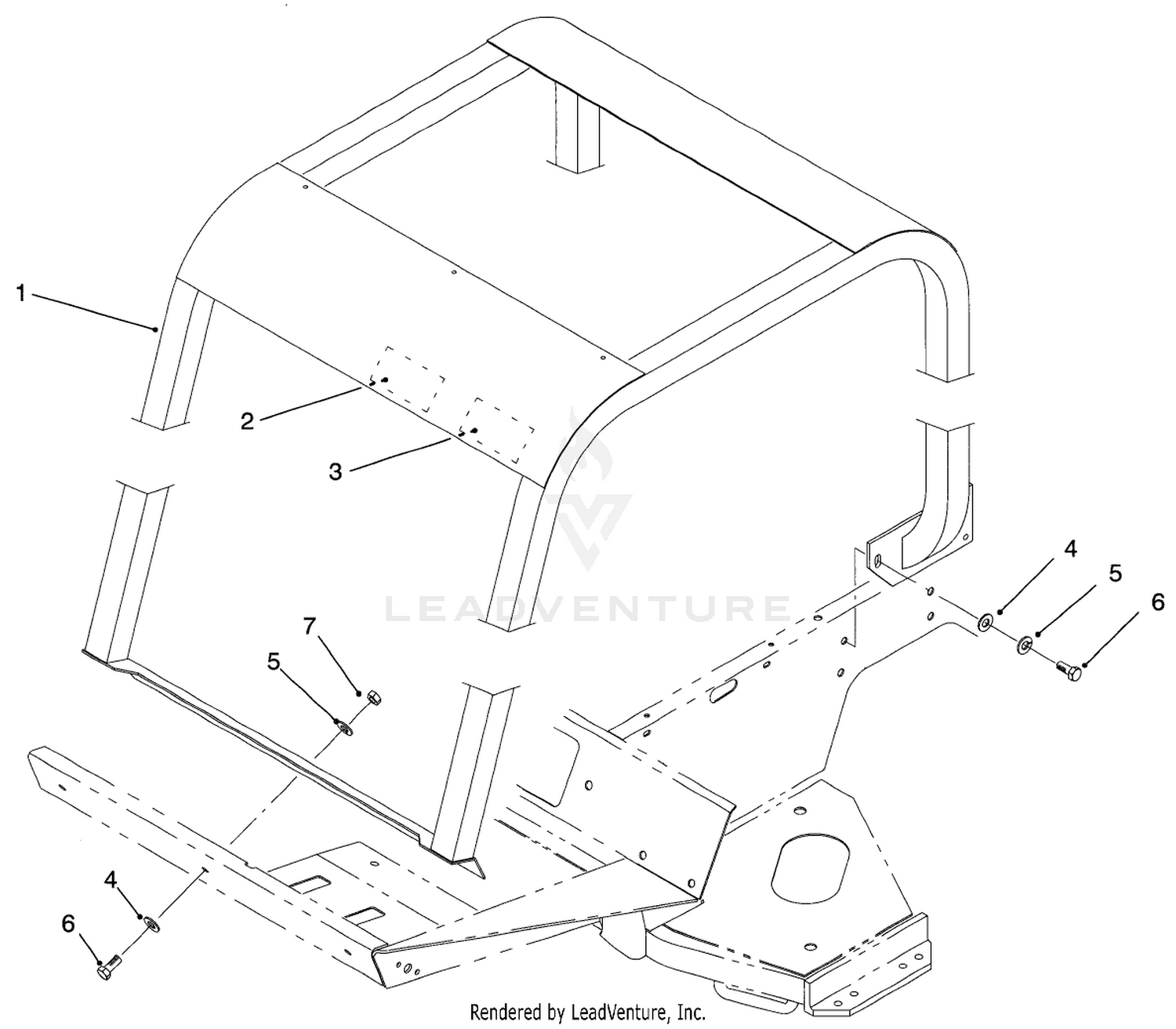 Roll Over Protection System (r.o.p.s.) (optional)
