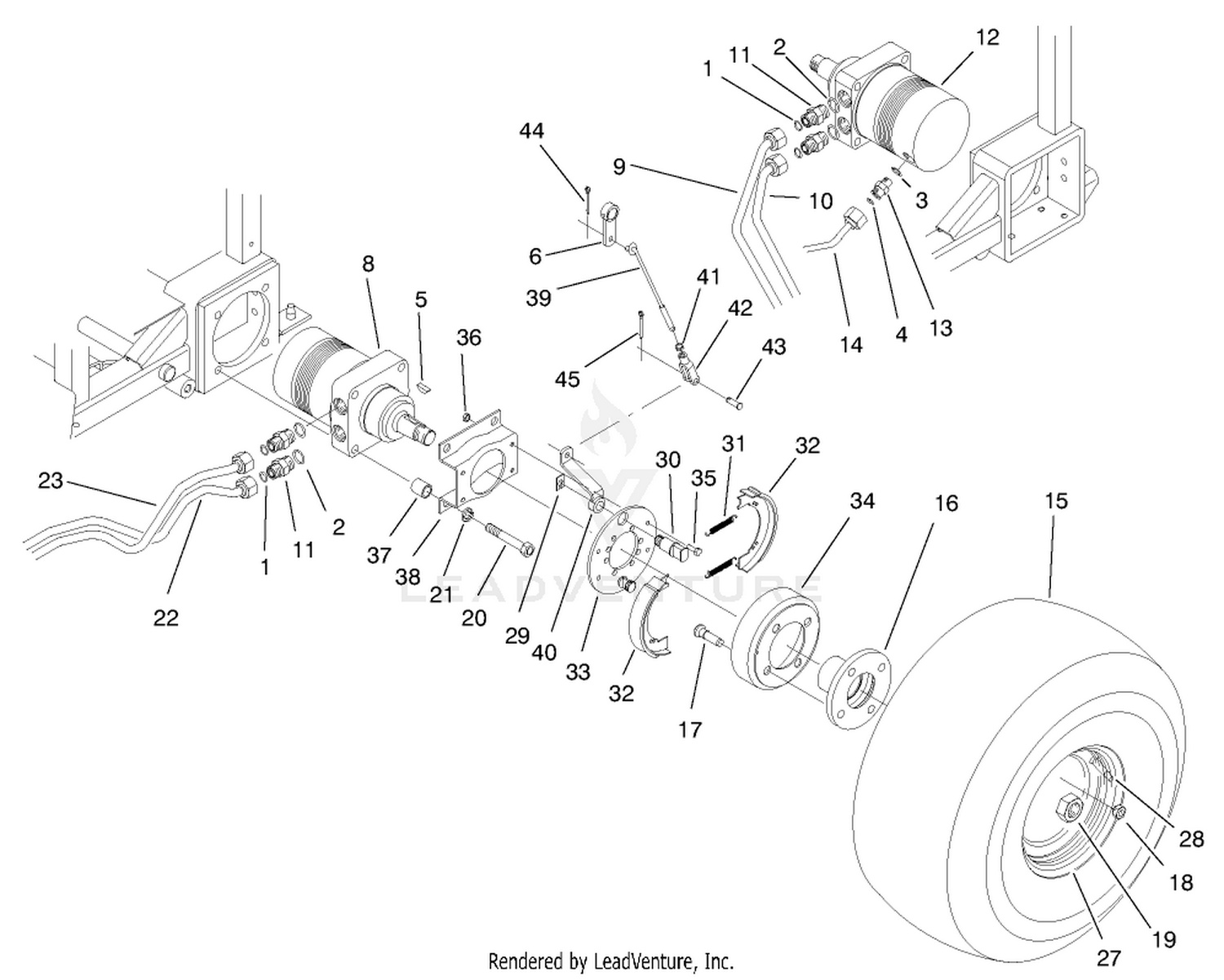 Rear Wheel Asm