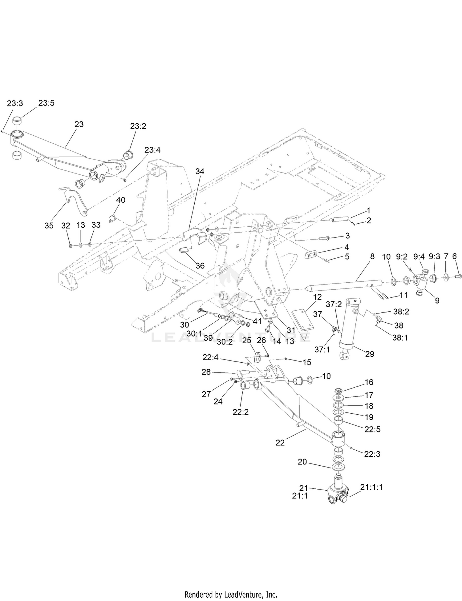 Wing Lift Arm Assembly