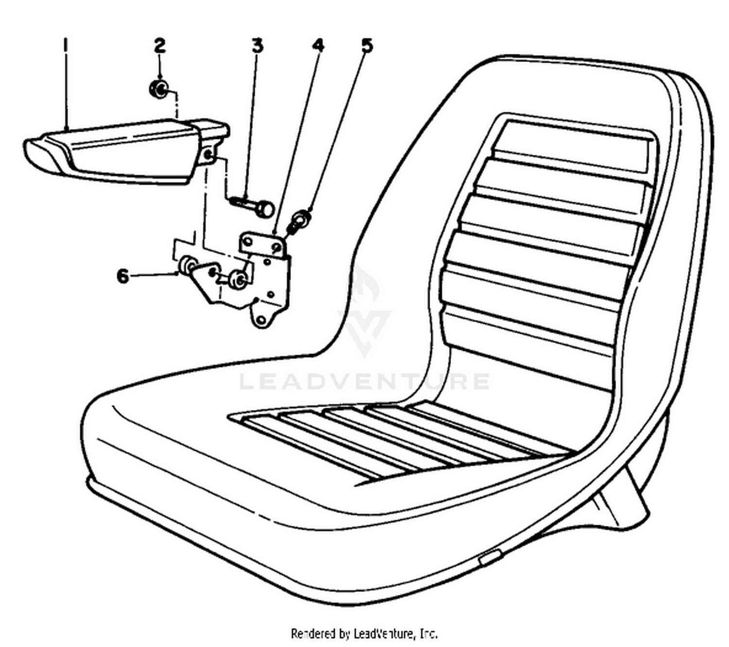 Armrest Kit Model No. 30707