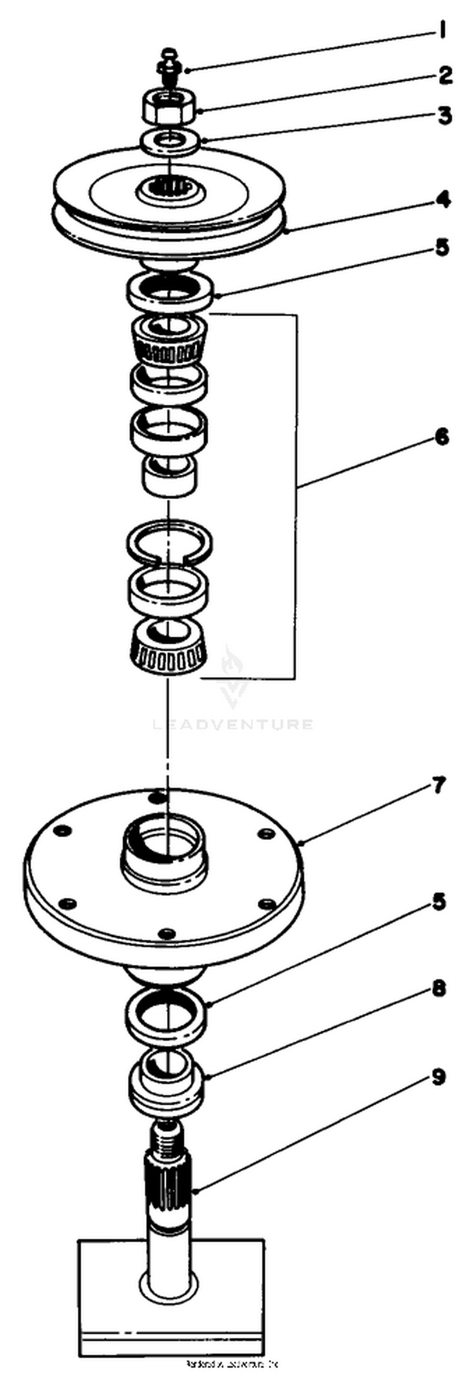 Drive Spindle No. 27-0870