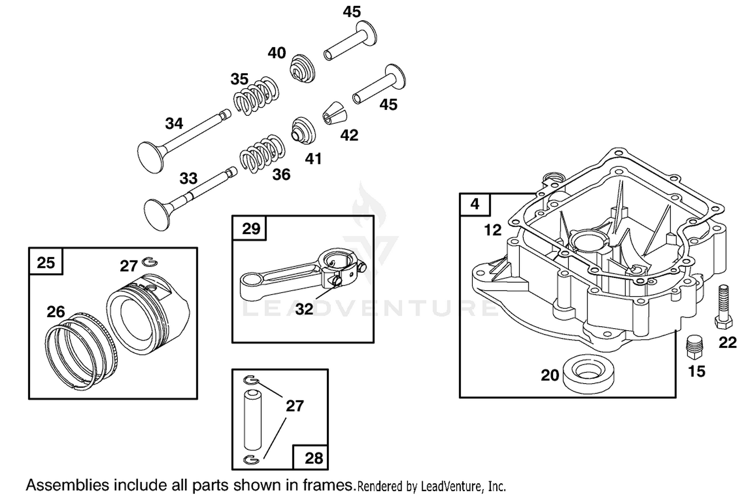 Engine Briggs  Stratton Model 284707-1148-E1 3