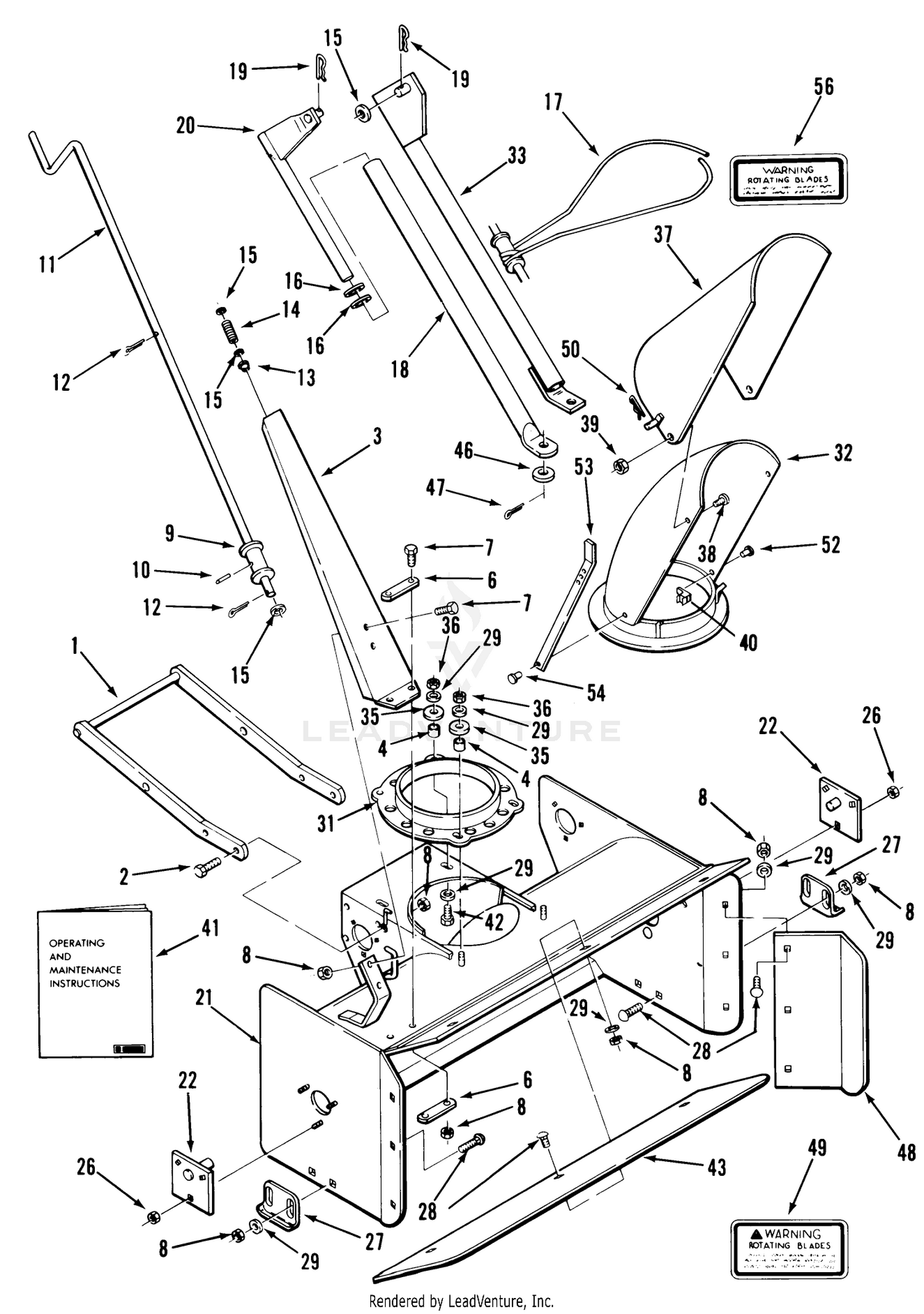 Snowthrower-42 In. (107 Cm) Vehicle Identification Numbers 06-42st04, 06-42sy02