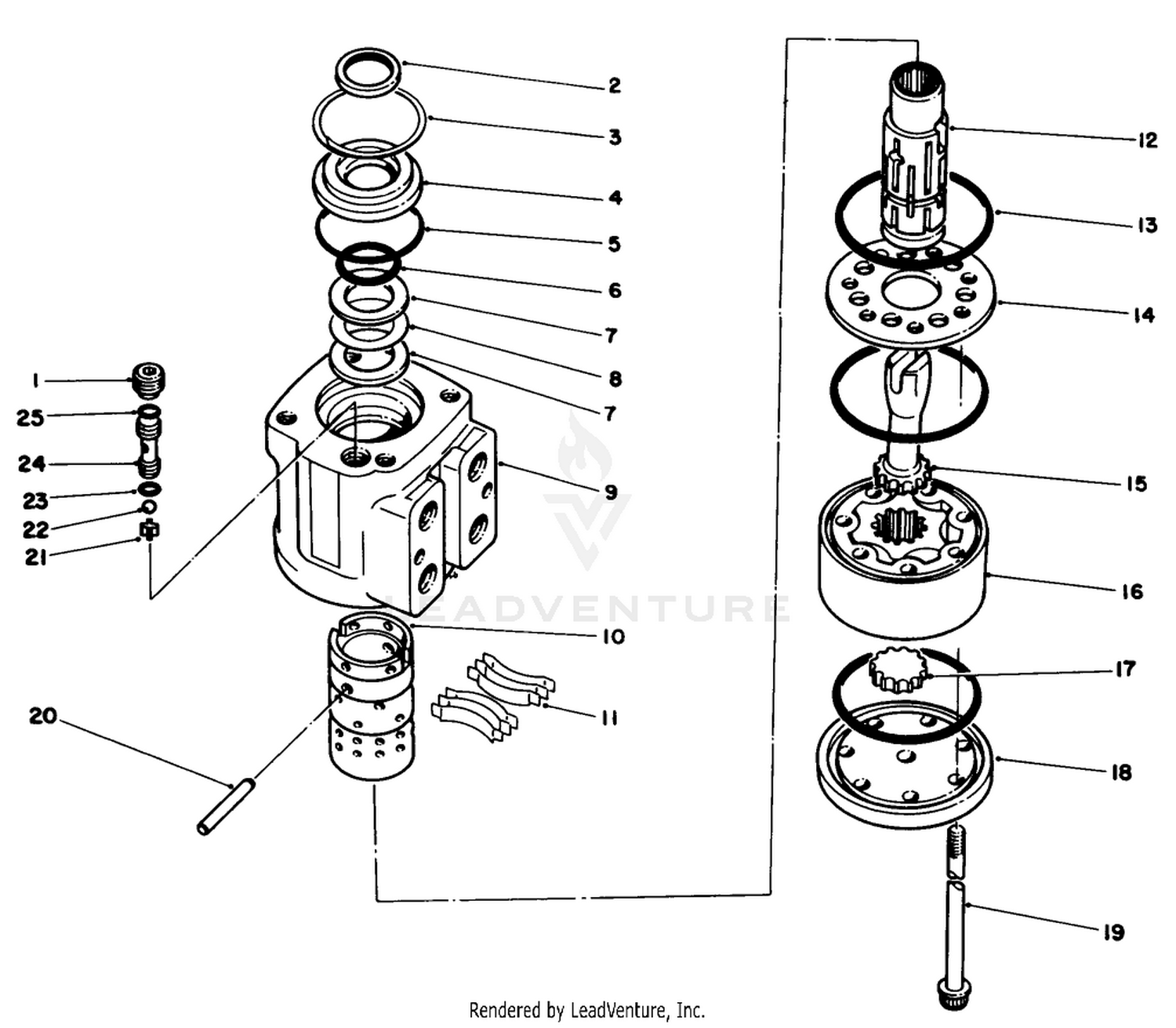 Power Steering Valve Assembly No. 69-1850
