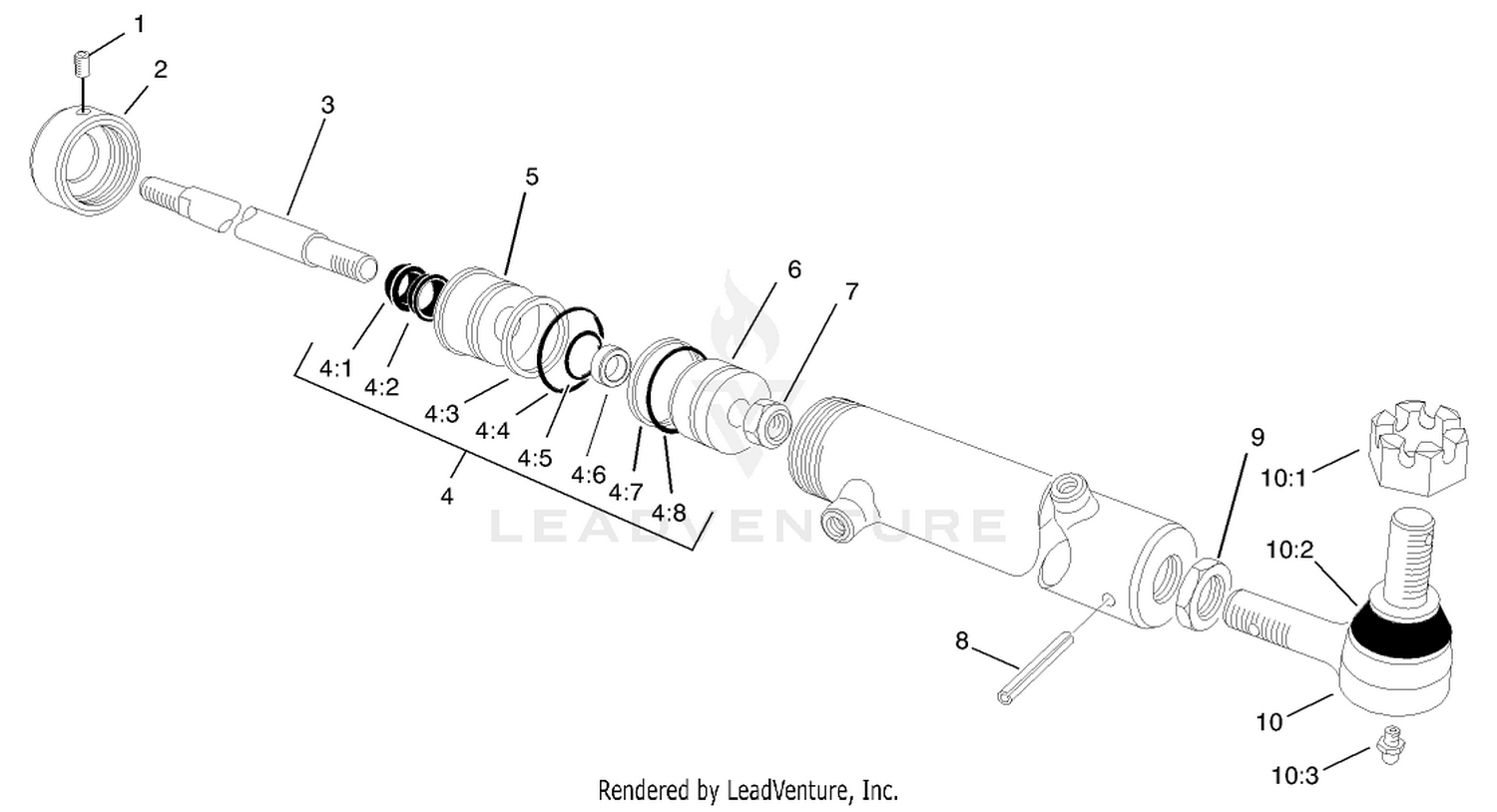 Hydraulic Cylinder Assembly No. 92-6057