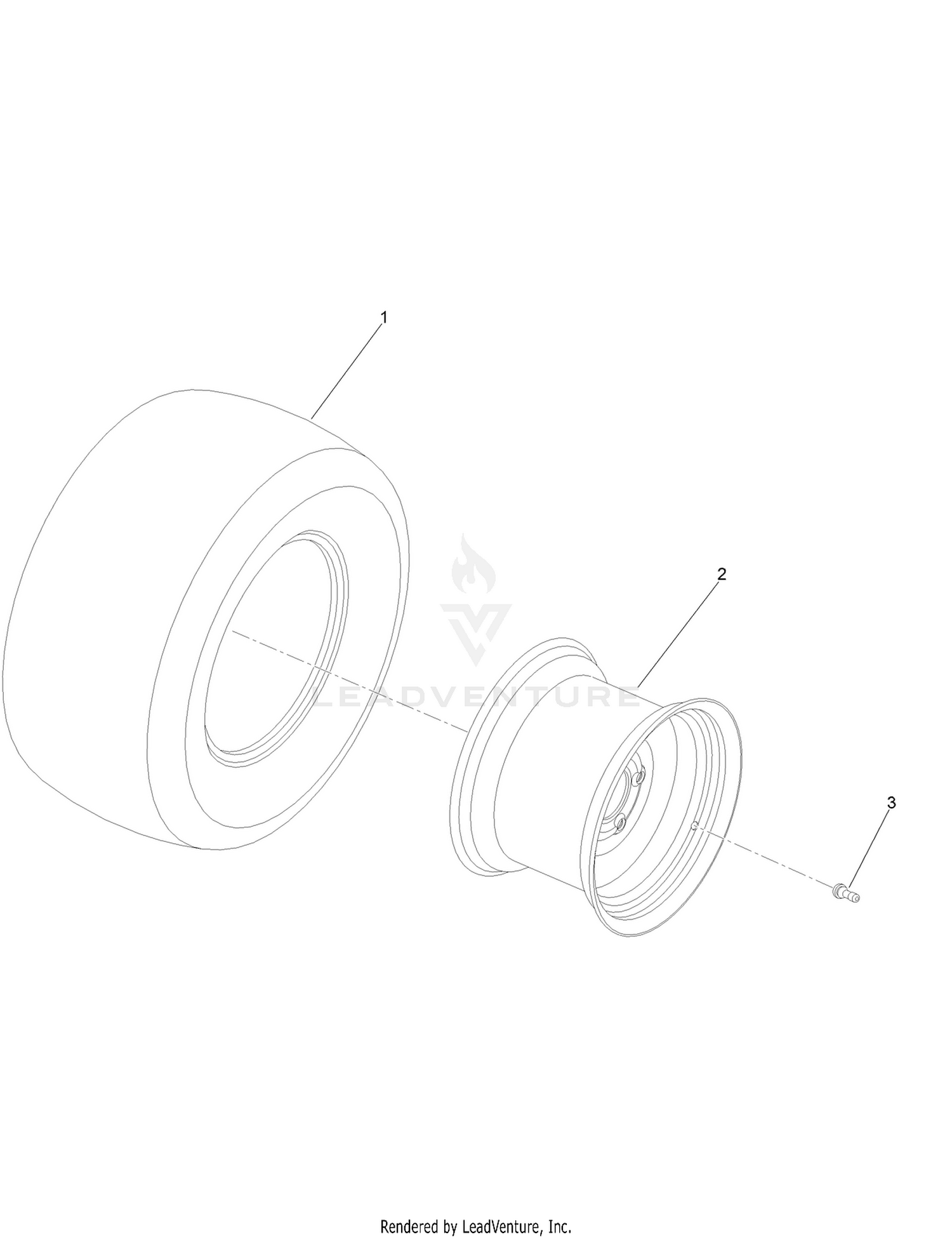Wheel Assembly No. 147-6605