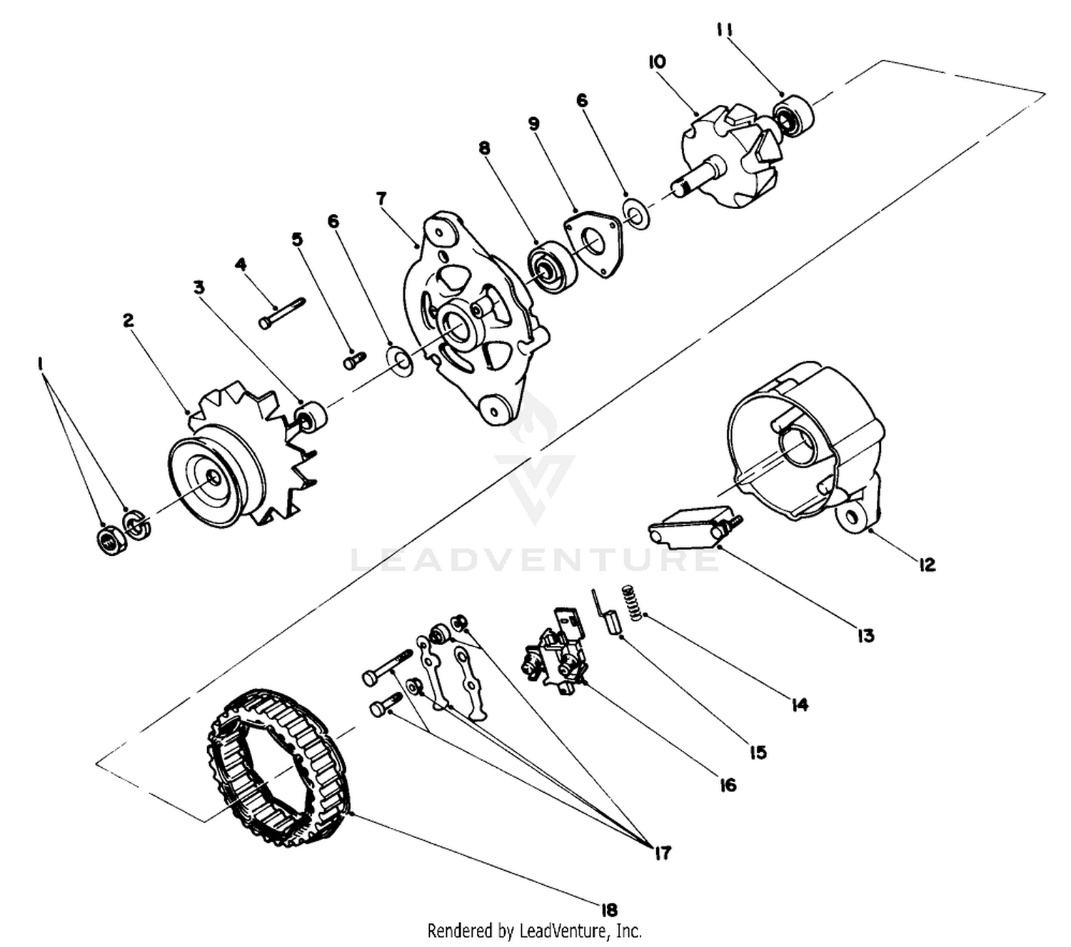 Alternator Assembly No. 60-5420