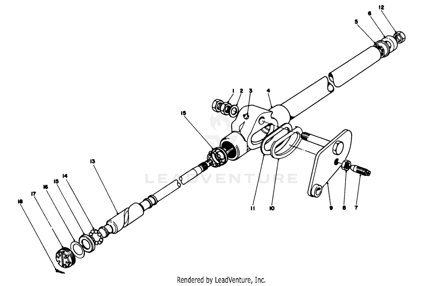 Steering Gear Assembly No.33-4350