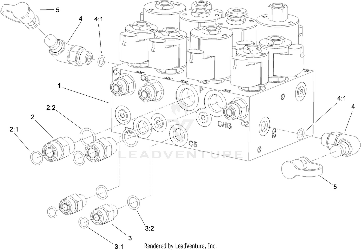 Lift Manifold Assembly No. 117-2389
