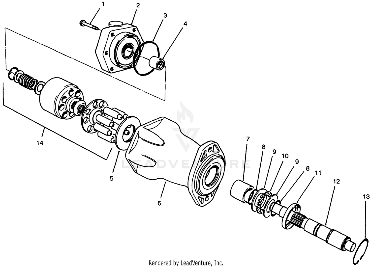 Hydraulic Motor No. 76-6580 (model No. 30455)