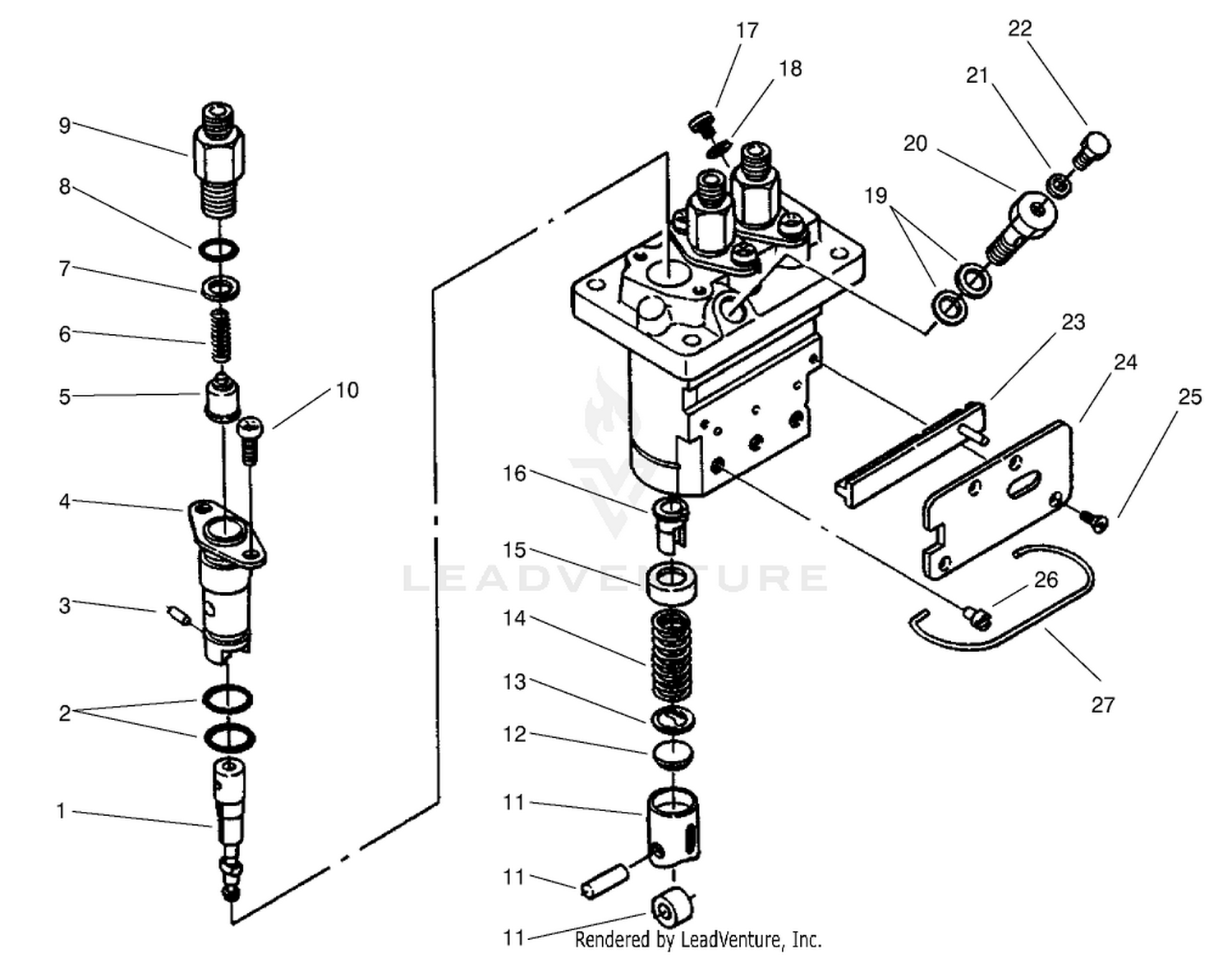 Injection Pump Assembly No. 98-9643