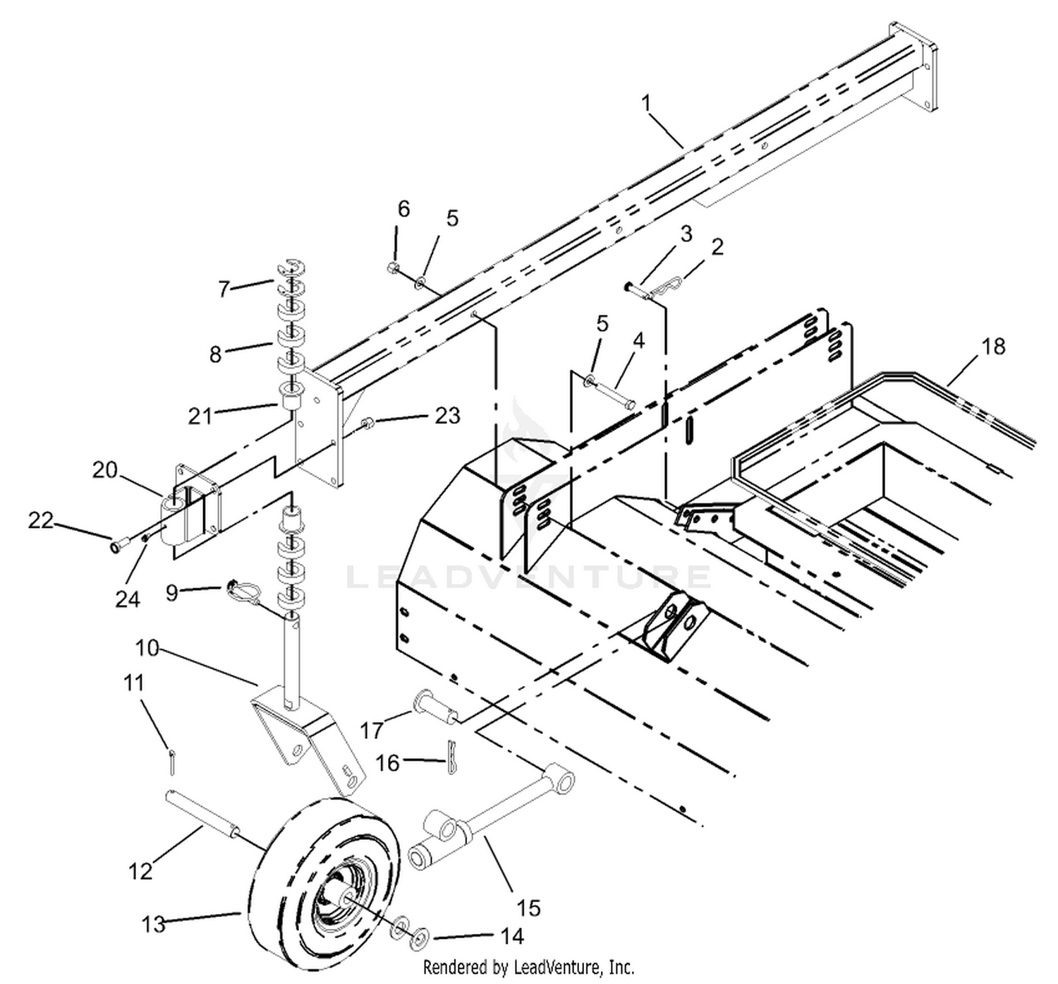 Castor Wheel Assembly