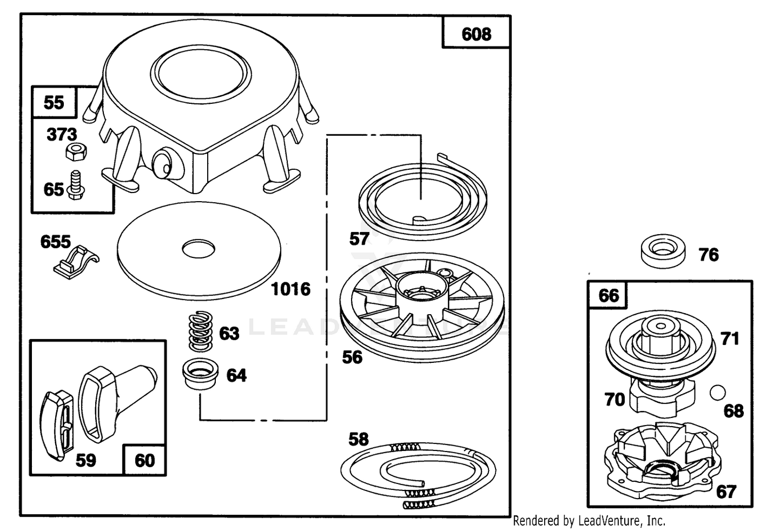 Engine Briggs  Stratton Model 28b707-0126-01 7