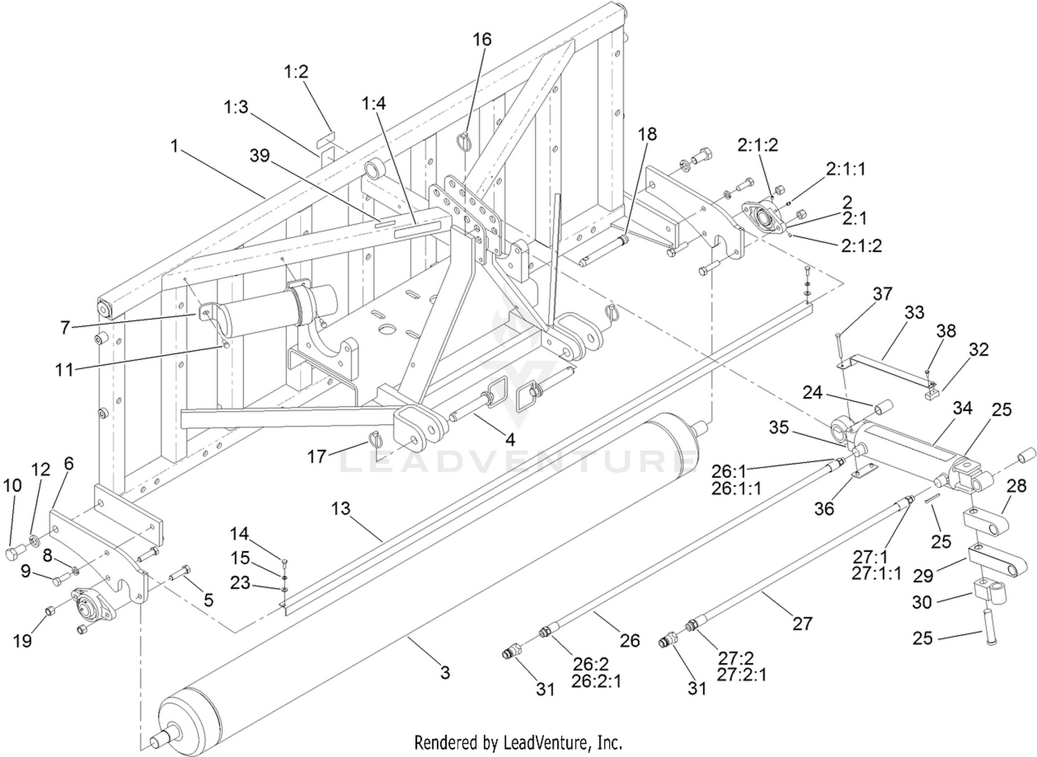 Frame and Roller Assembly