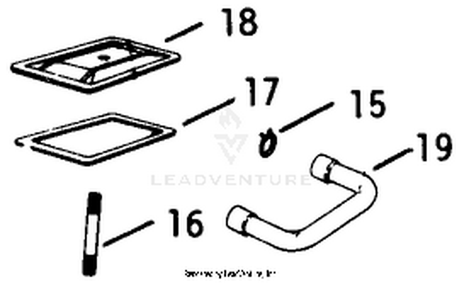 Vent  Valve Covers-Engine Kohler Model No. K532s-Spec. 53169