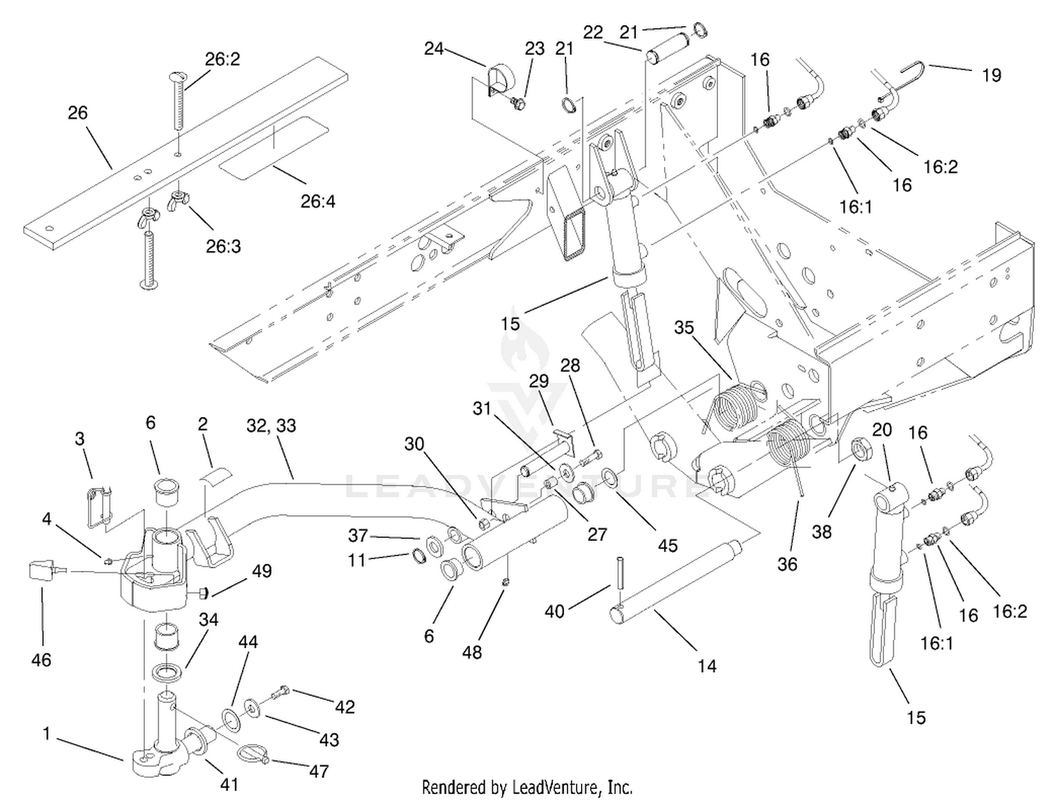 Rear Lift Arm Assembly