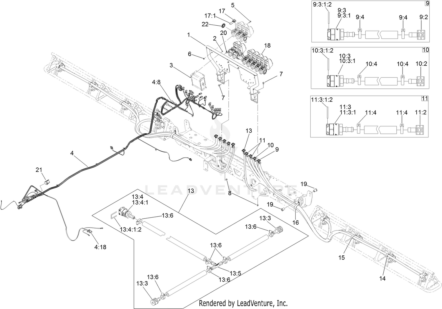 GPS Valve Mount and Wiring Harness Assembly