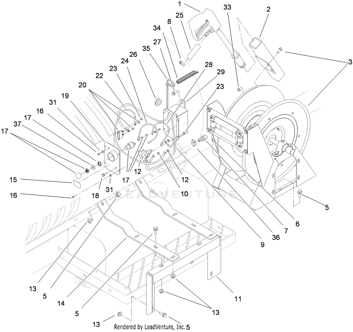 Hose Reel Assembly