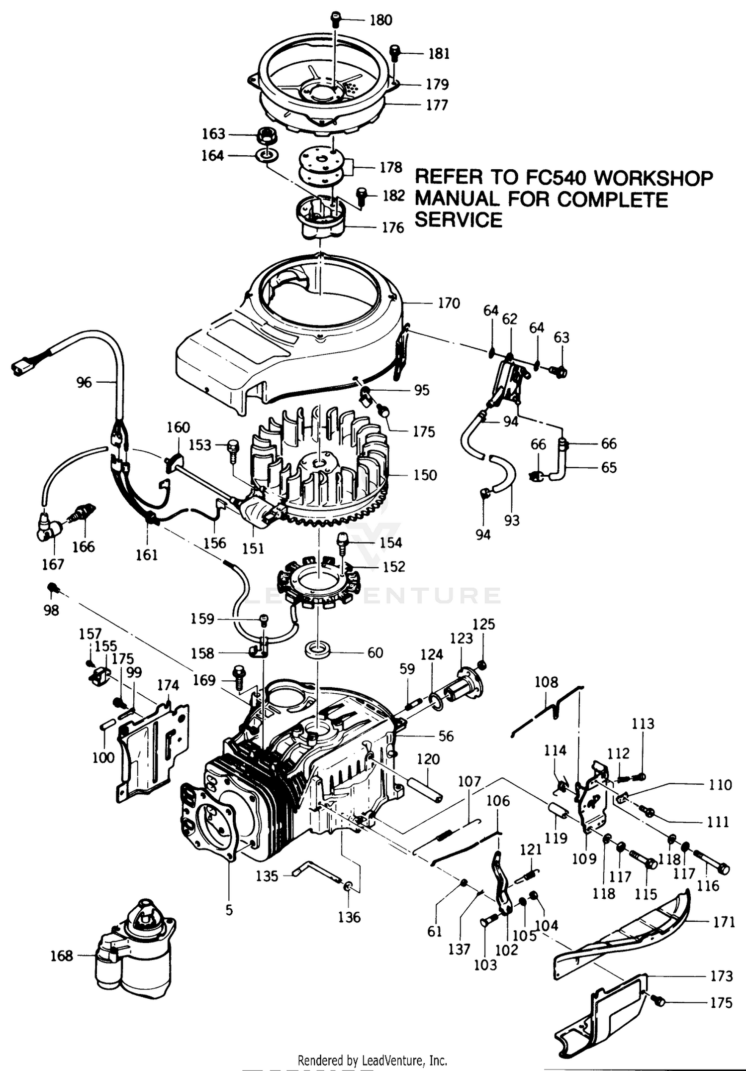 Kawasaki Fc540v Type As-08 Engine