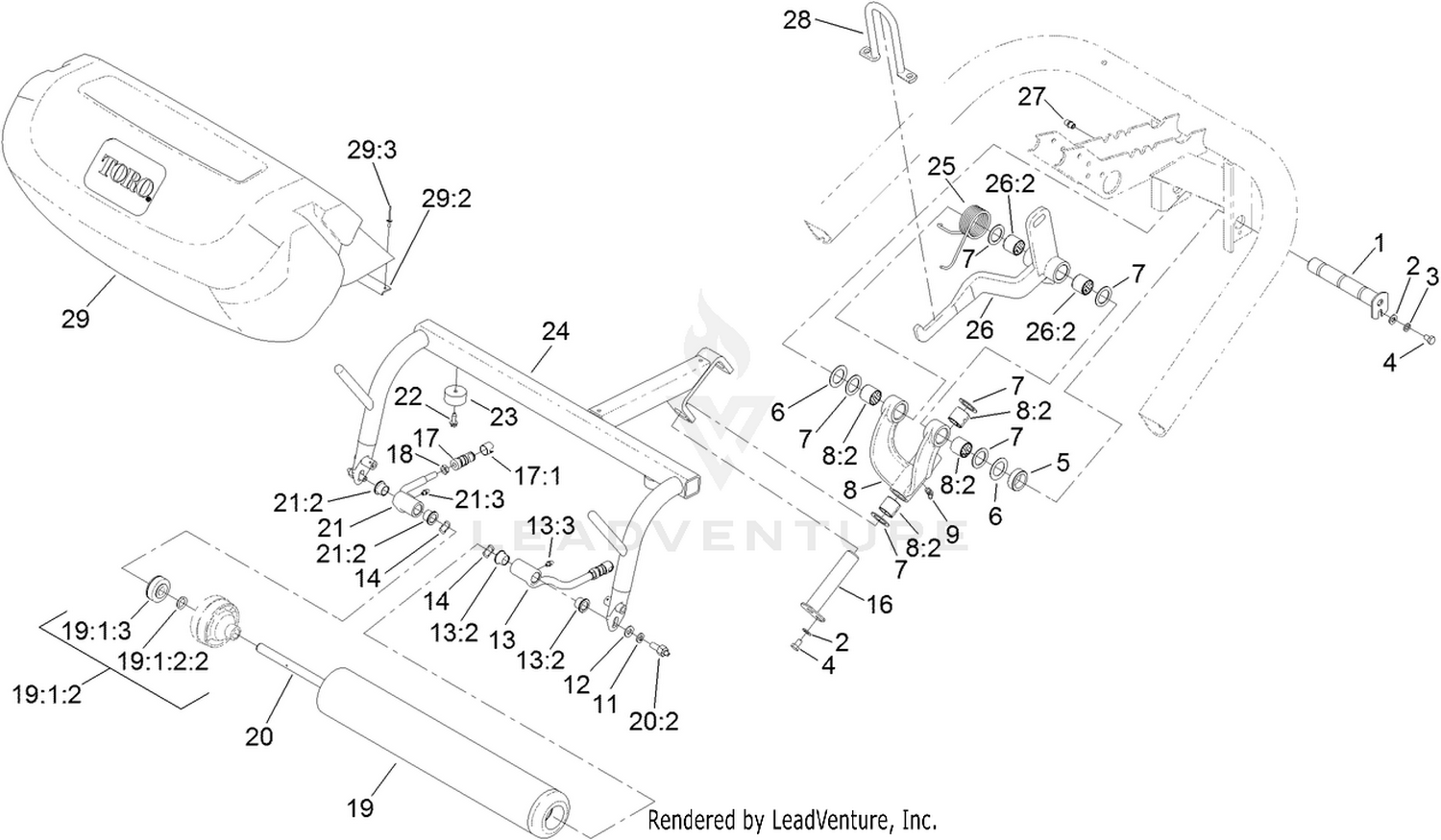 Center Pull Frame Assembly