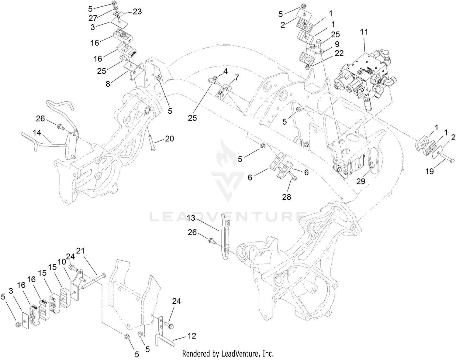 Hydraulic Mow Assembly