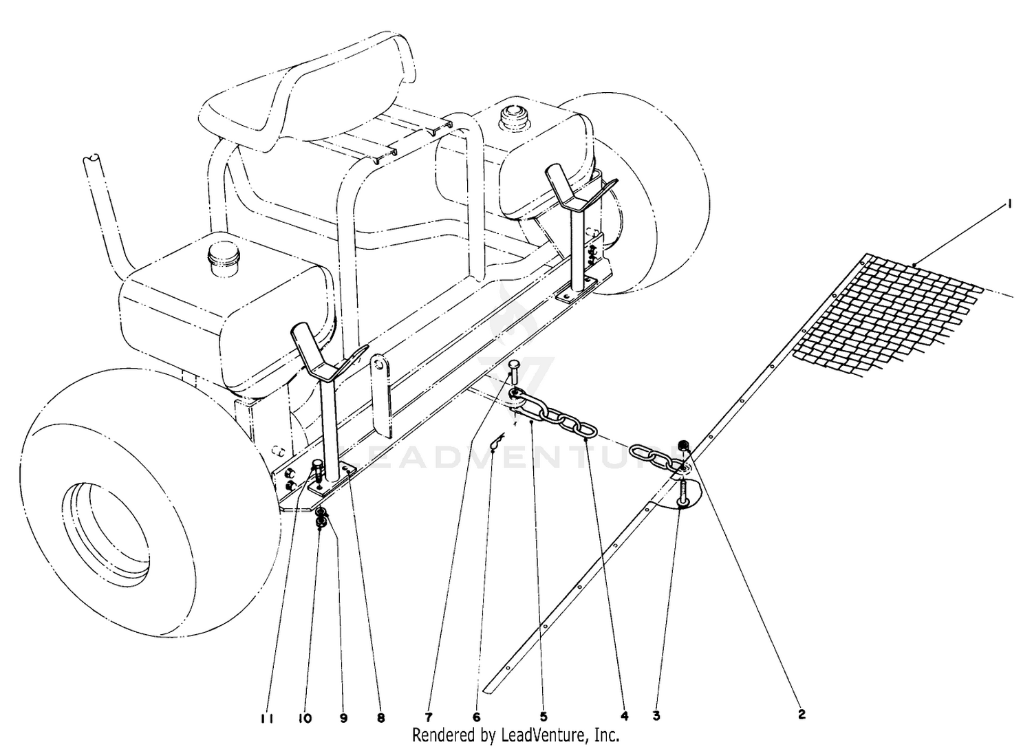 Drag Mat Kit Model No. 08844 (optional)