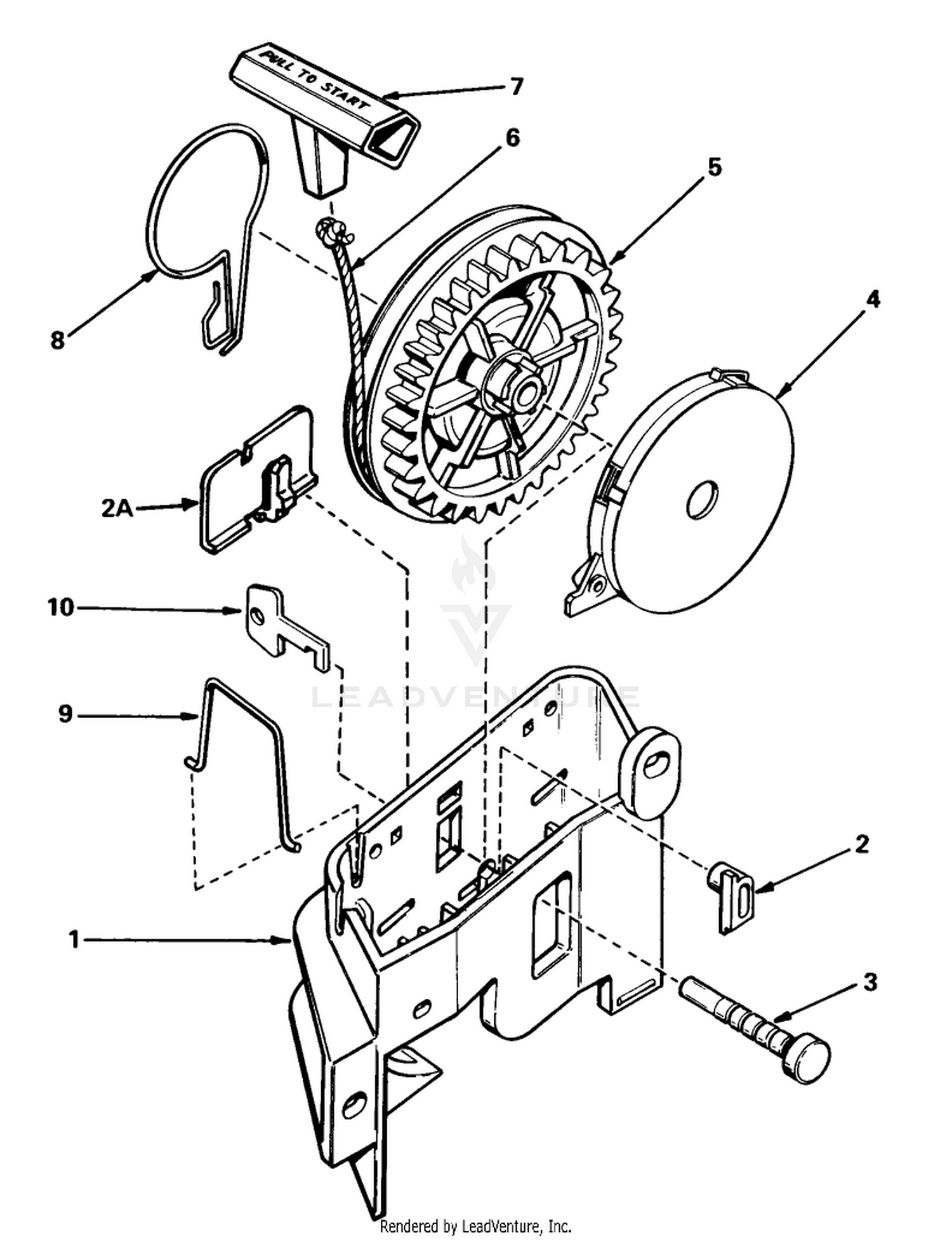 Rewind Starter No. 590531