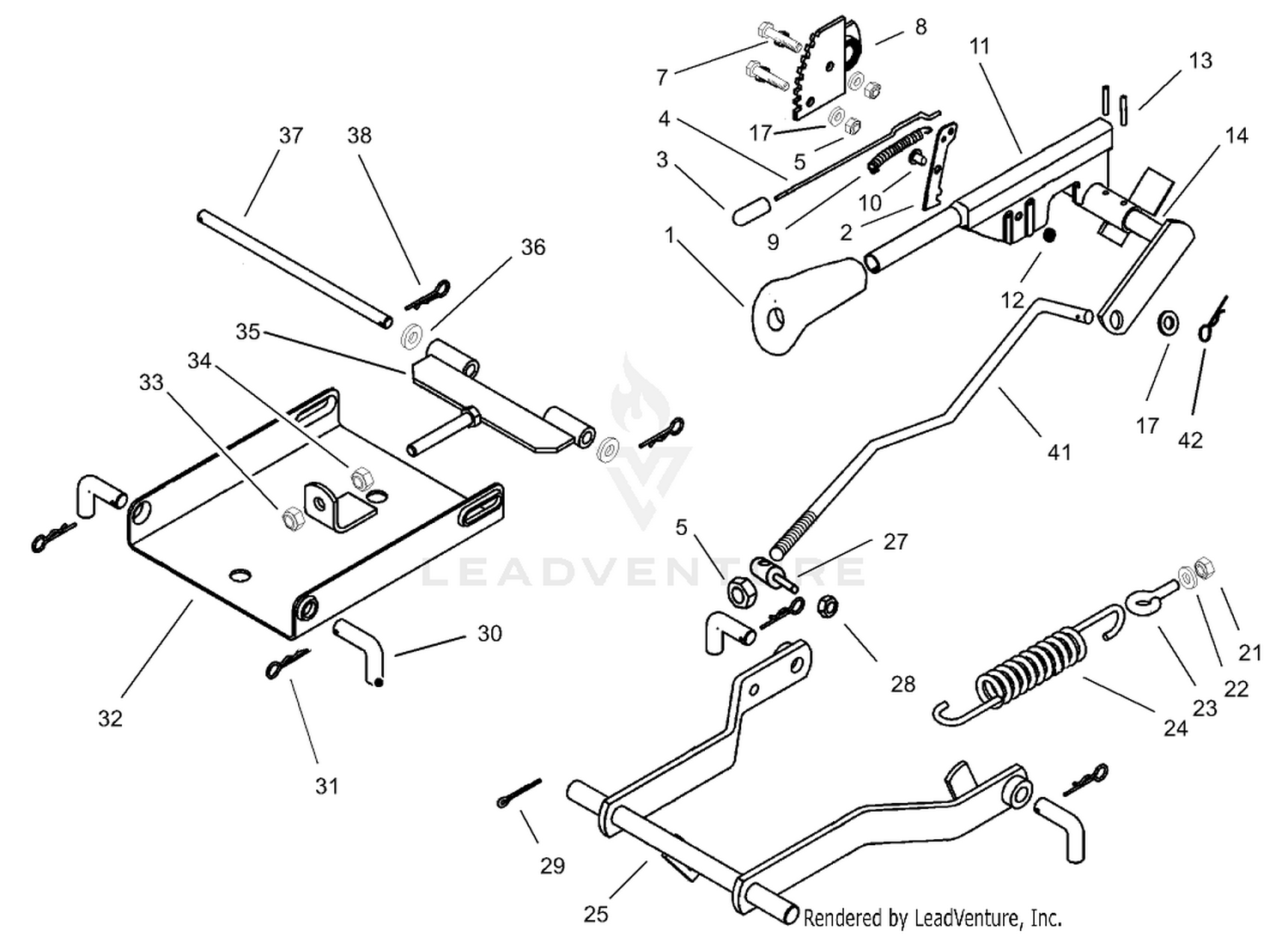 Operation (Mower Lift) Assembly