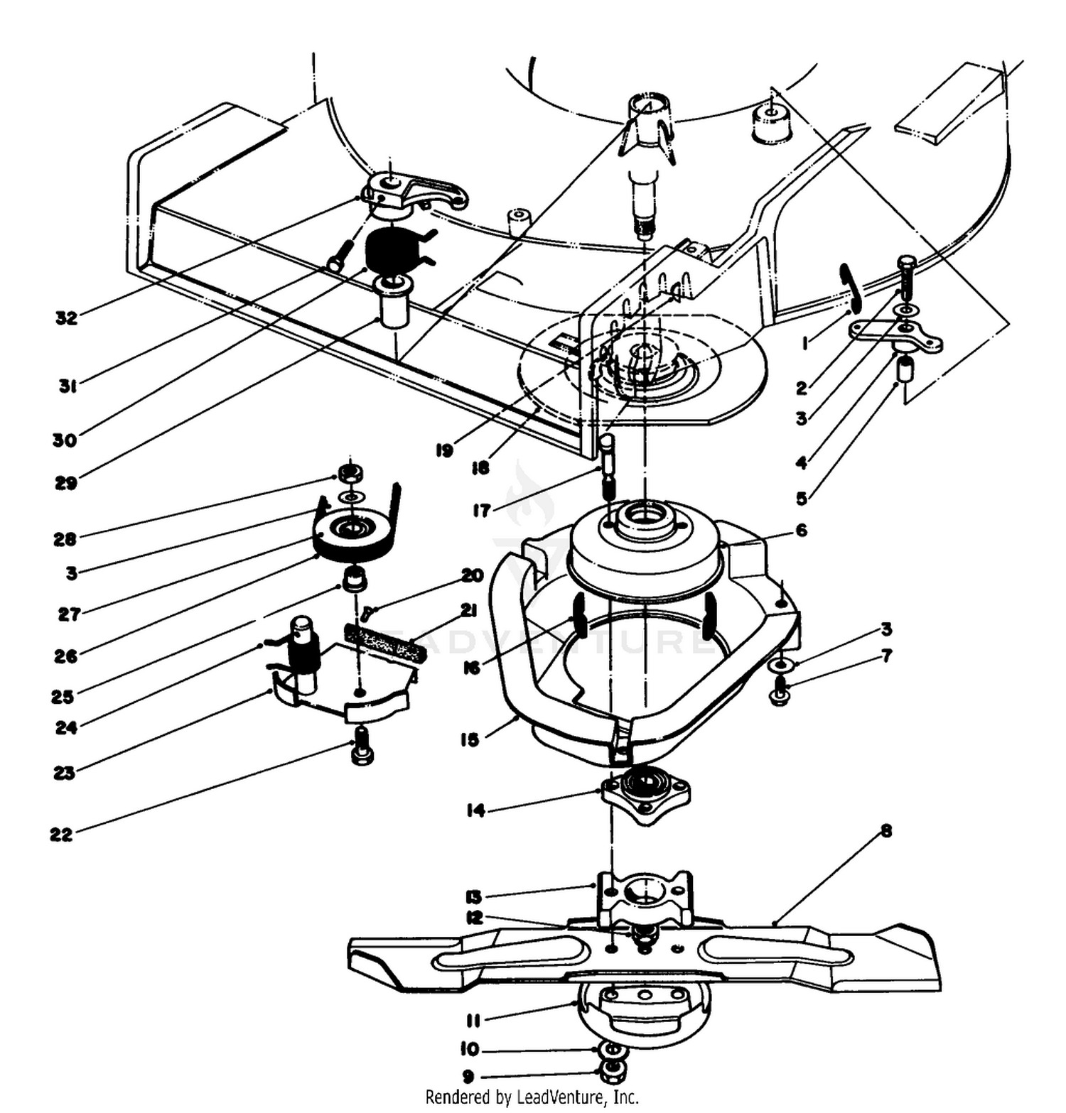 Blade Brake Clutch Assembly