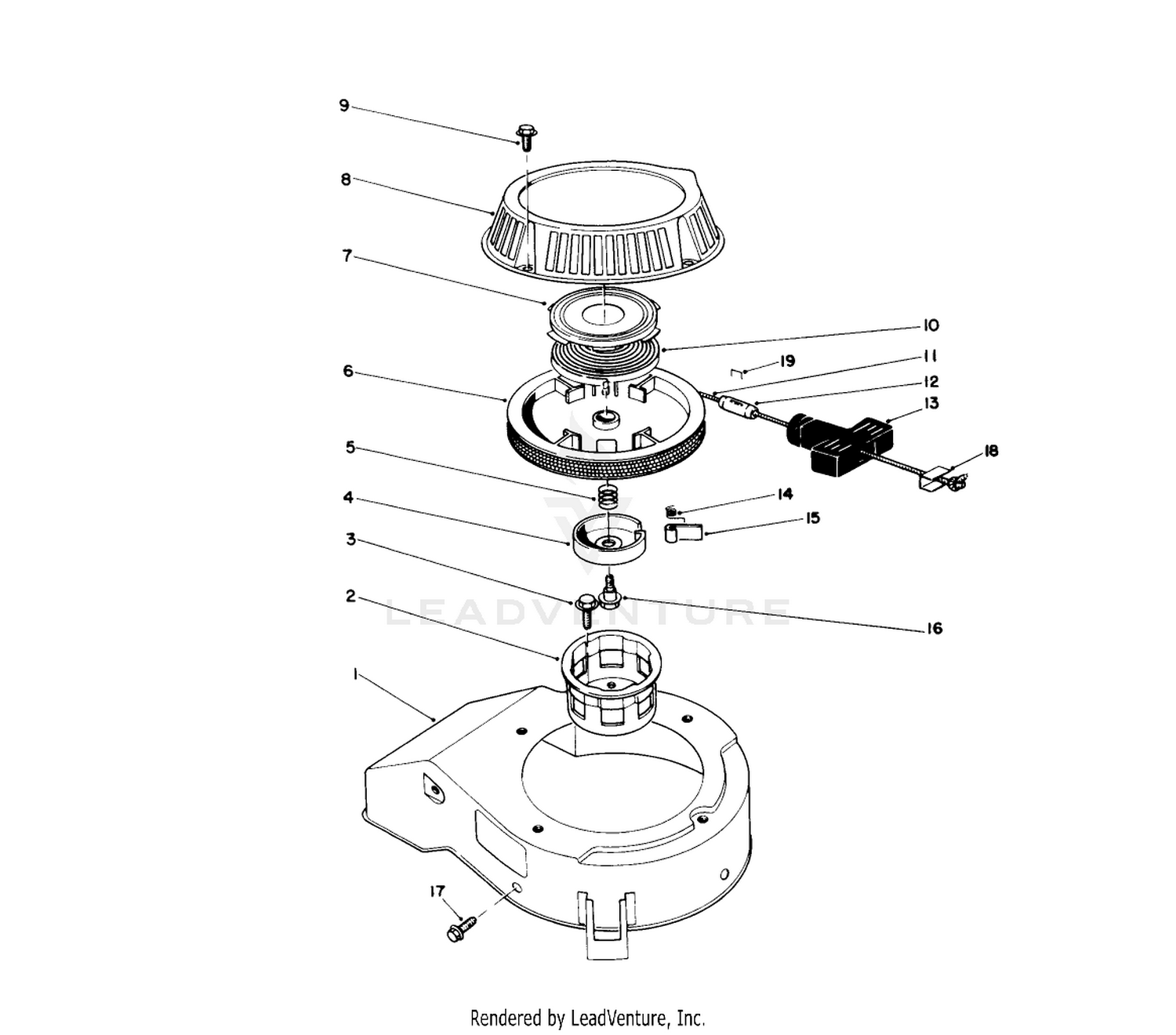 Recoil Assembly (model No. 47pk9-1)
