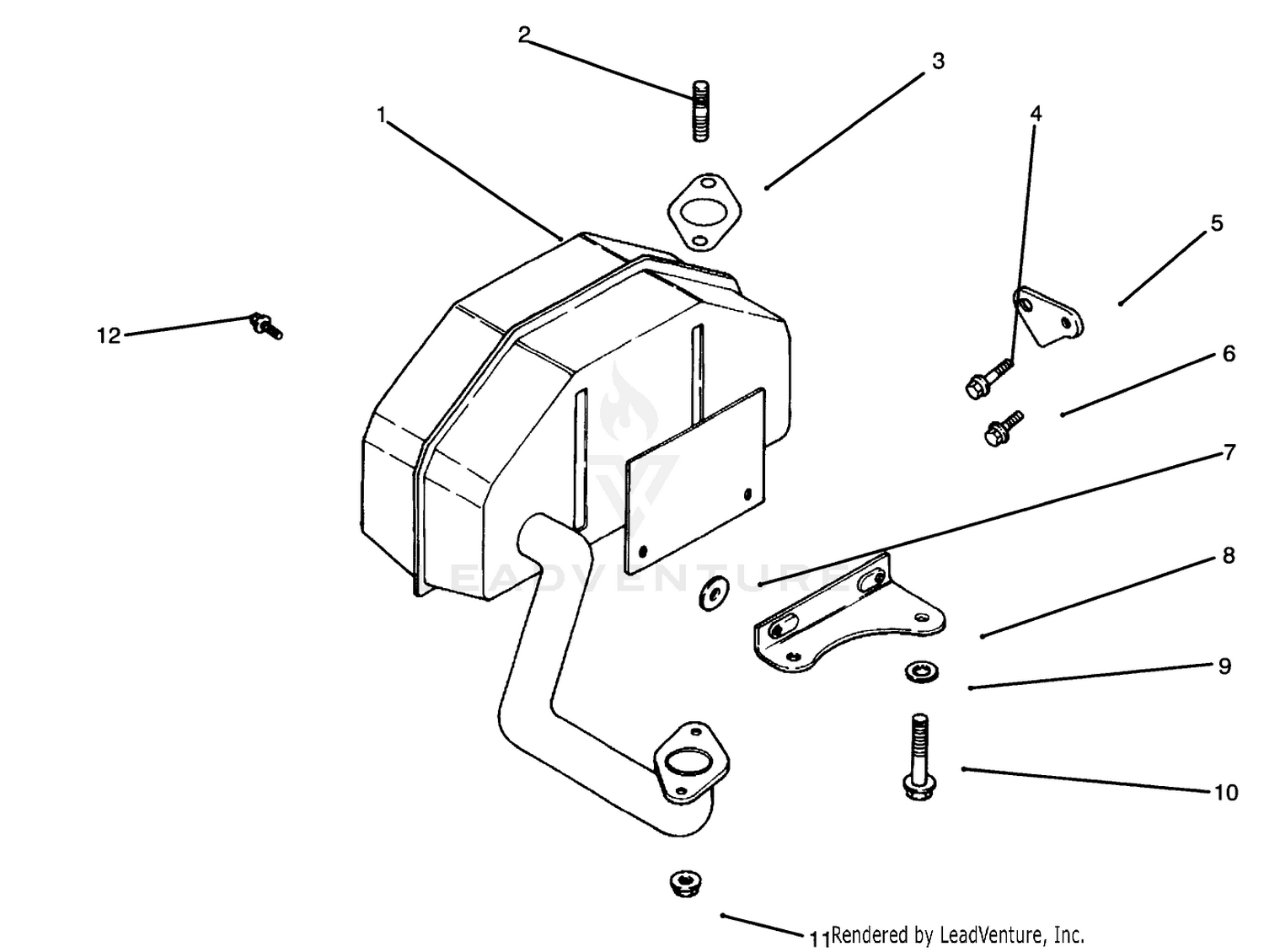 Exhaust-Engine Kohler Model No. Cv14 S-1429 (continued)