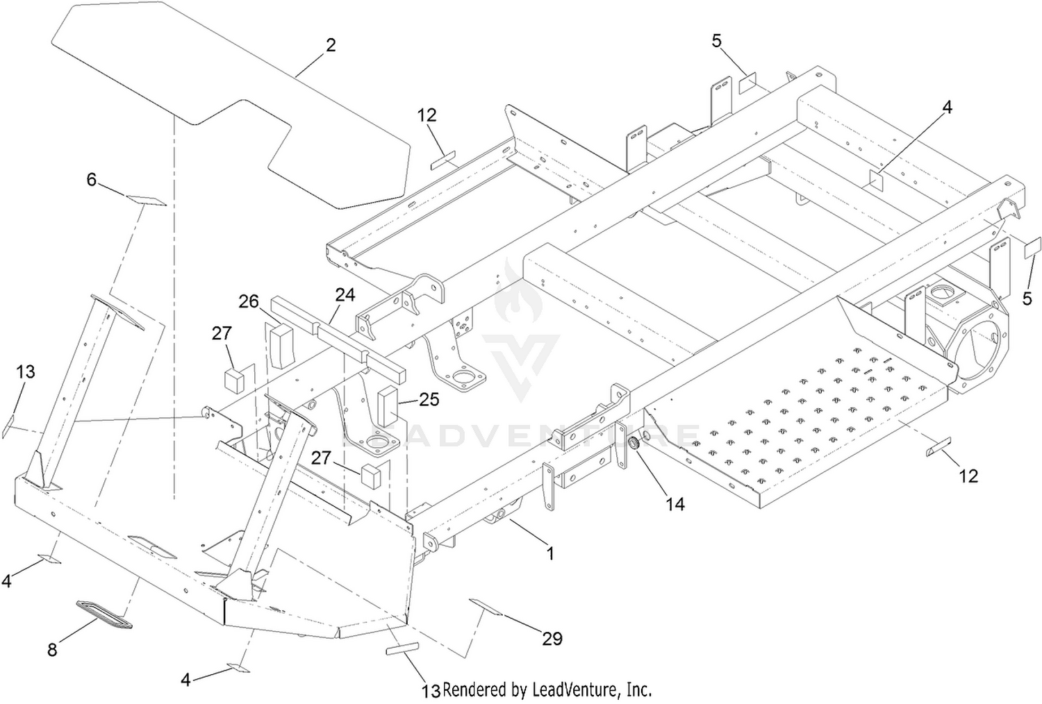 Frame and Step Assembly