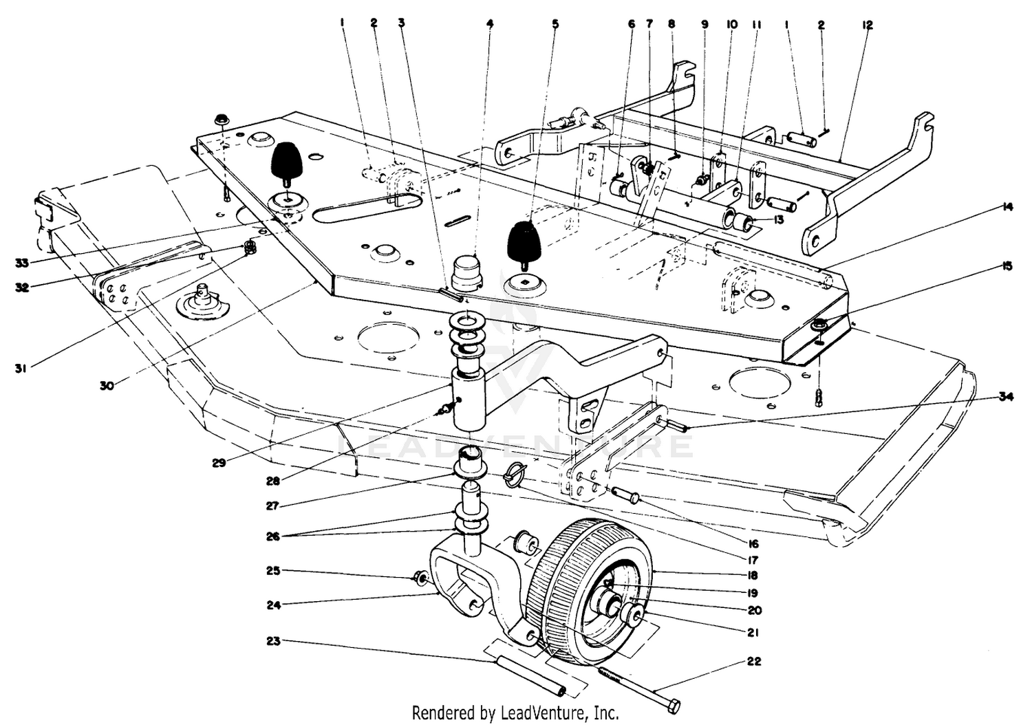 Fm-305 Mower Deck Model No. 30833