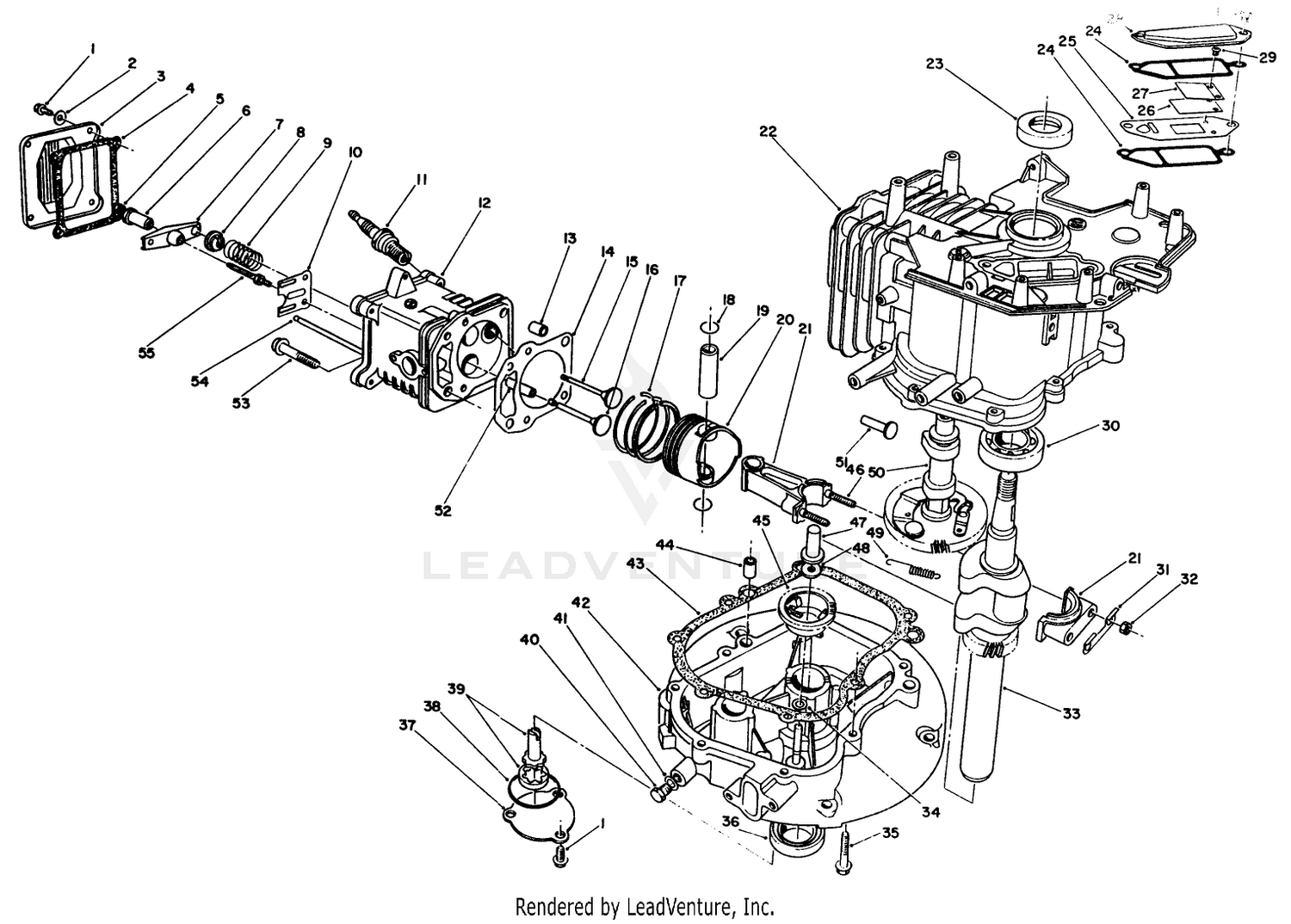 Crankcase Assembly (model No. Vmk9)