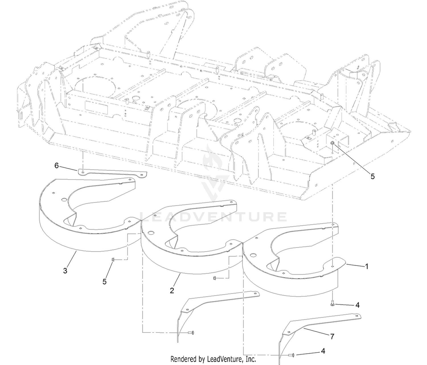 Right Hand Deck Chamber Assembly