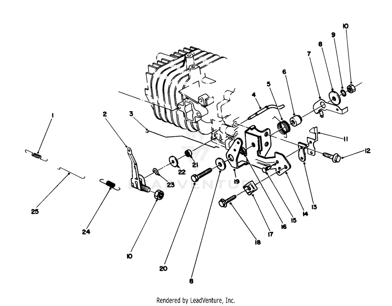 Governor Assembly (engine Model No. 47ph7)