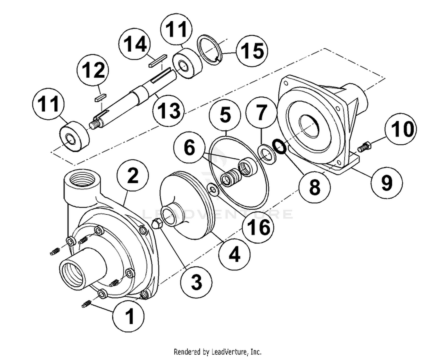 CENTRIFUGAL PUMP (93-6505)