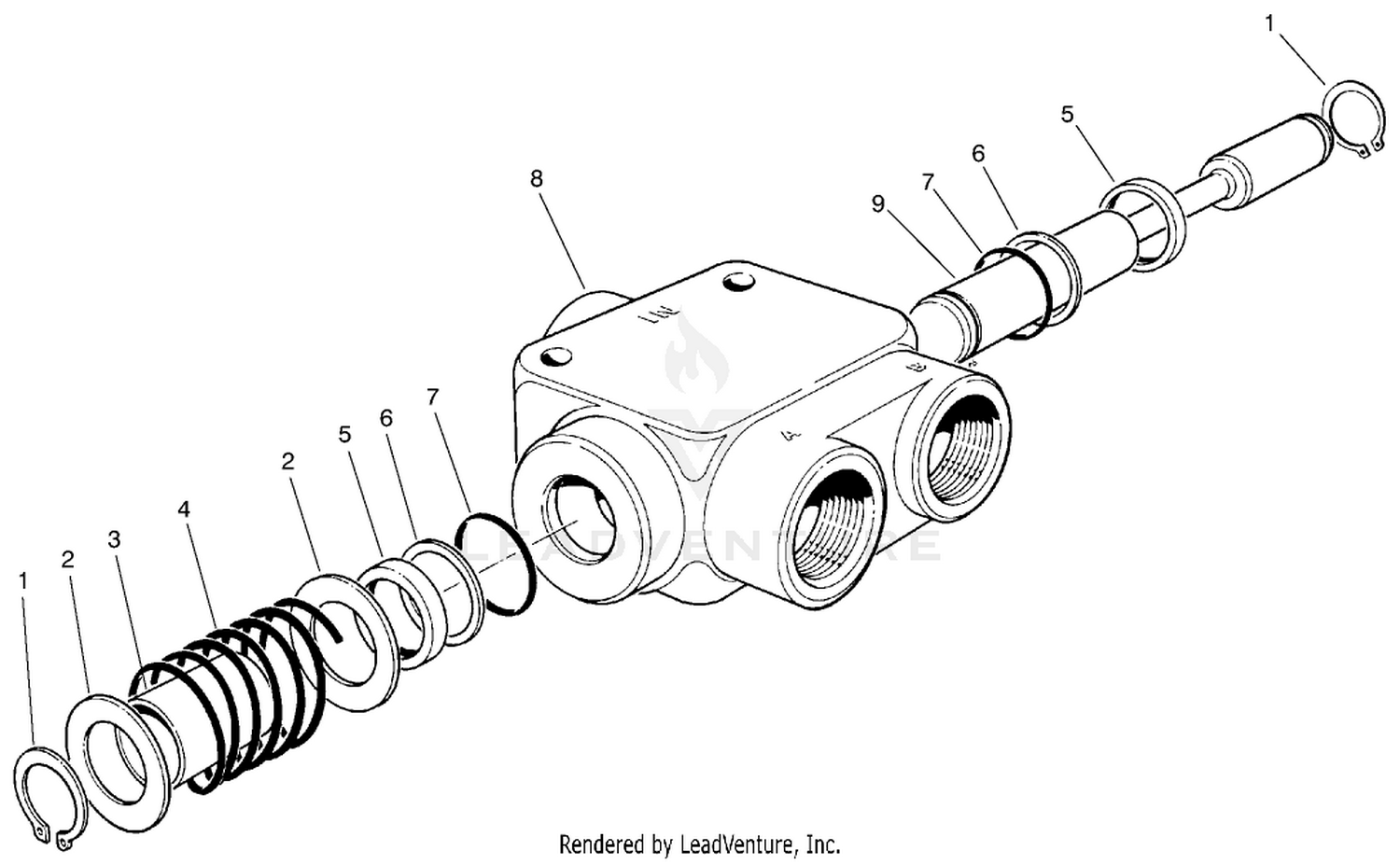 Reel Shut-Off Valve No. 58-5460