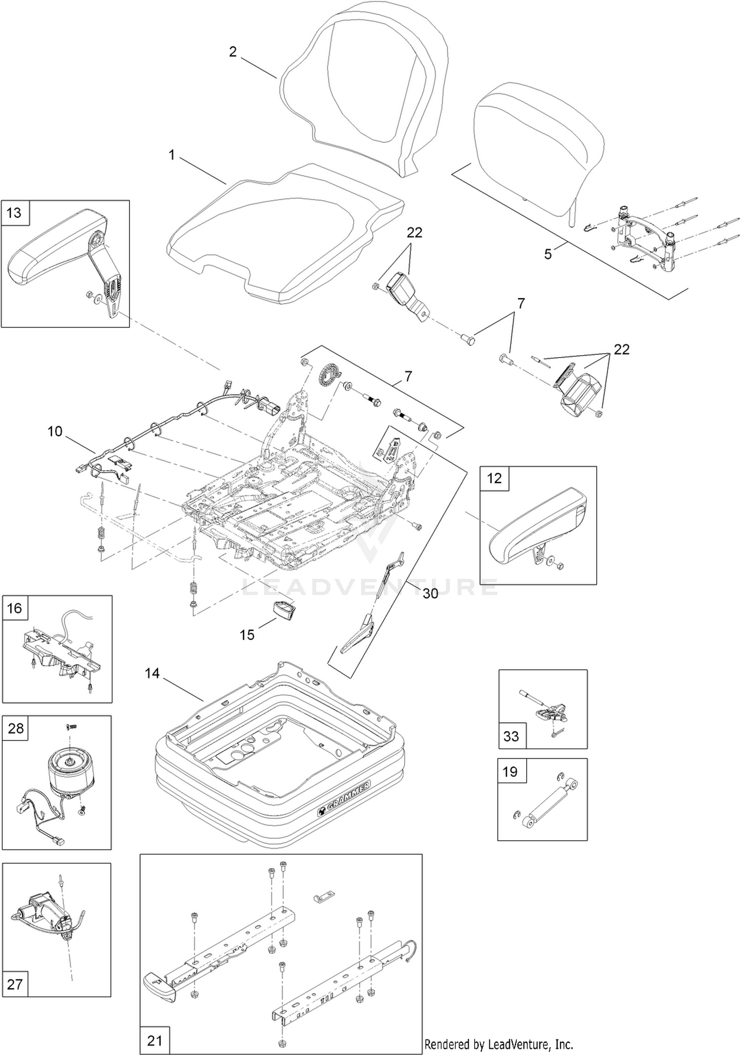 Seat Assembly No. 117-3096