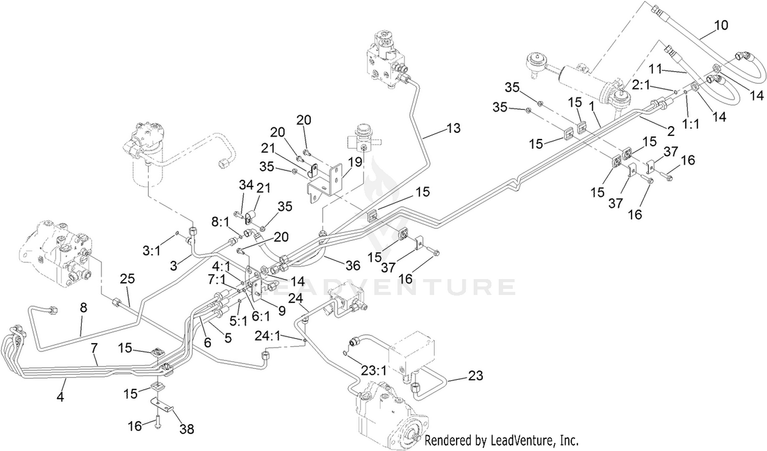 Steering Hydraulic Assembly