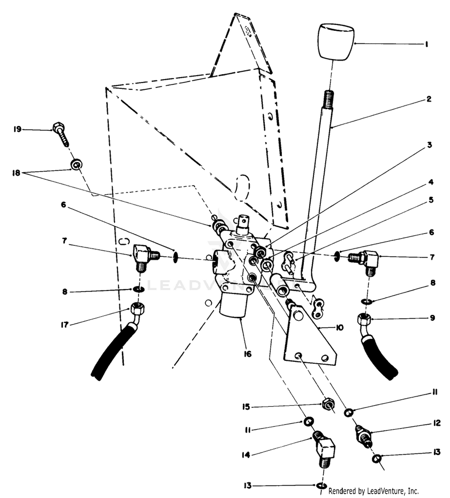 Cutting Unit Lift Control Valve Assembly