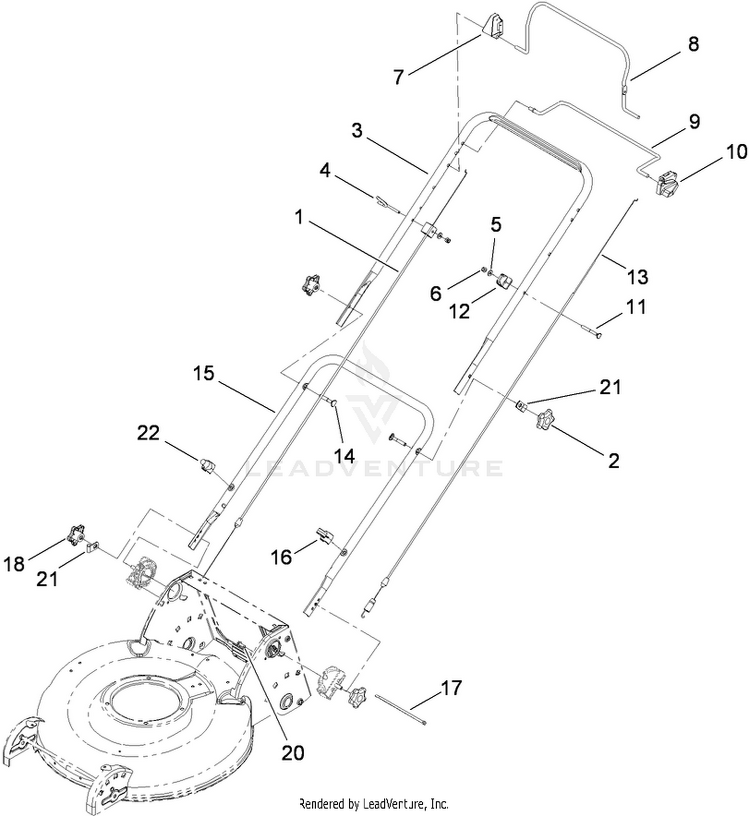 2-Bail Handle Assembly